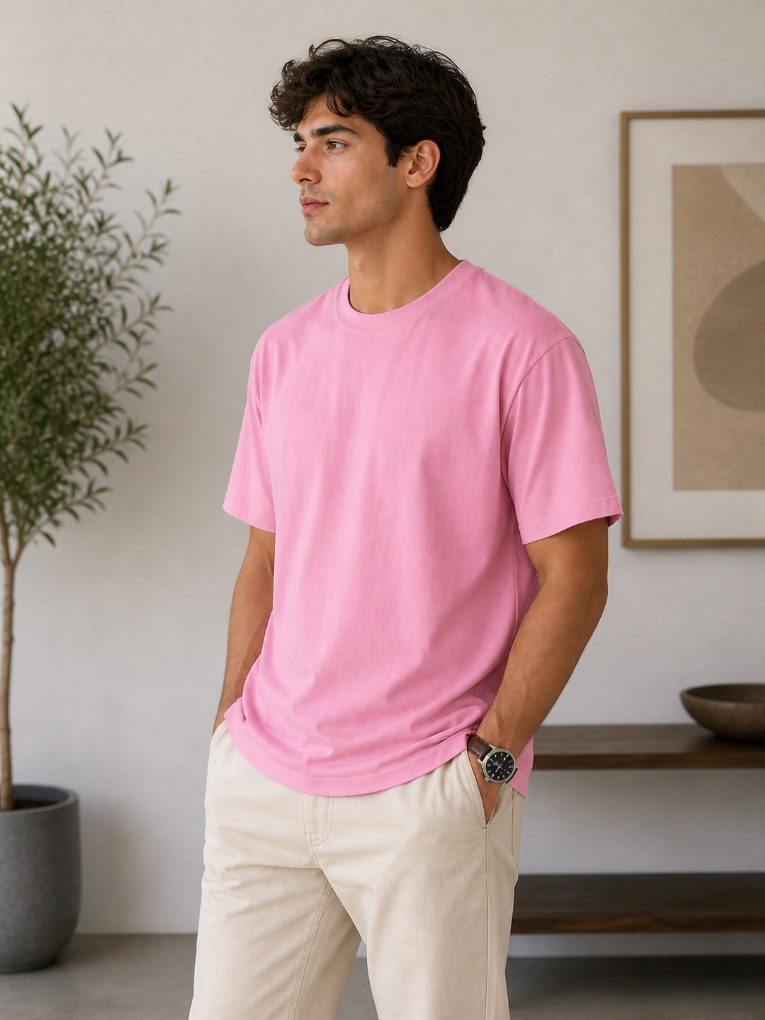 Petal Pink Oversized T-shirt
