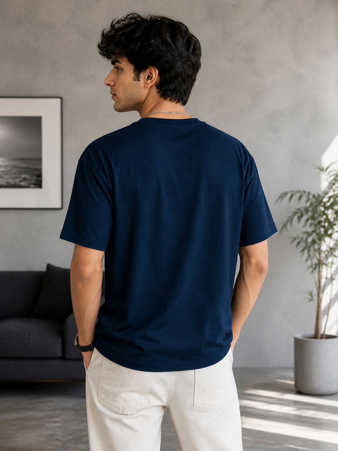 Teal Blue Oversized T-shirt