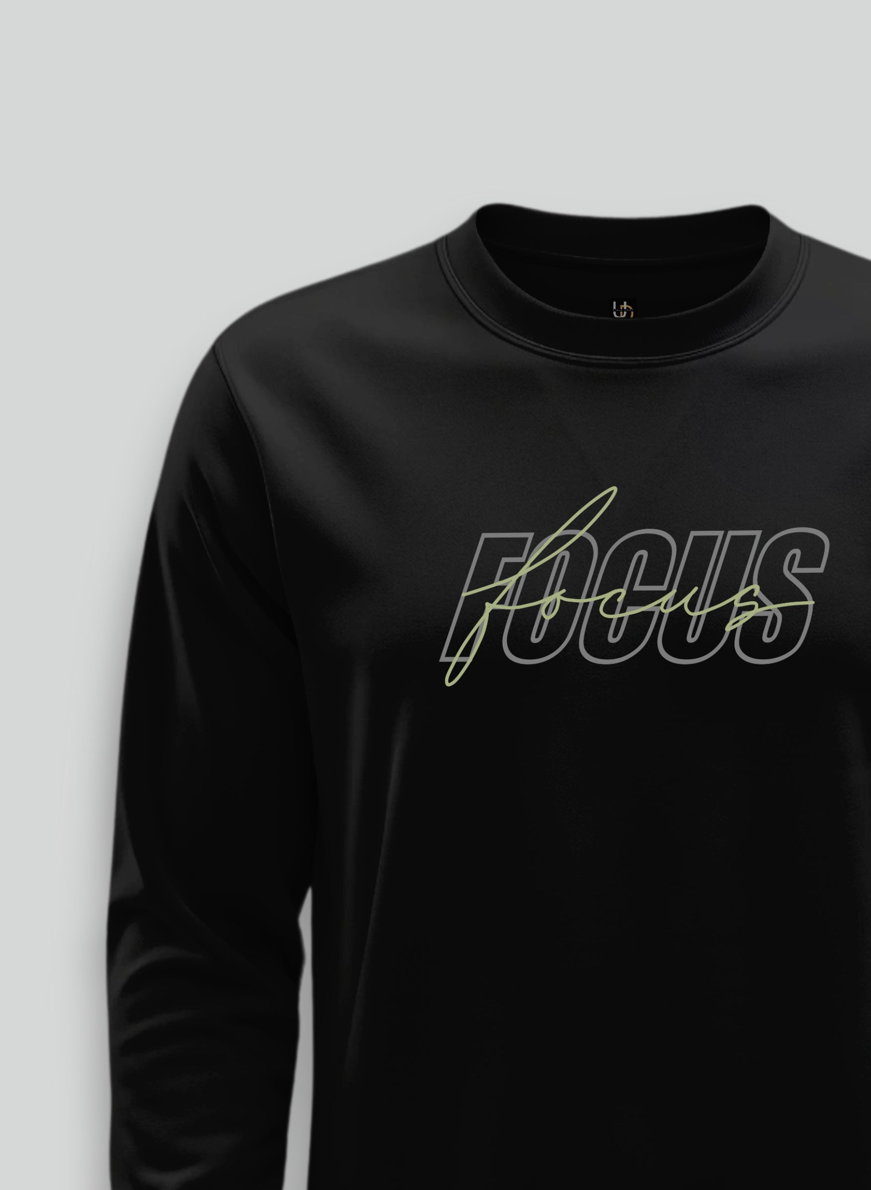 Focus Black Sweatshirt