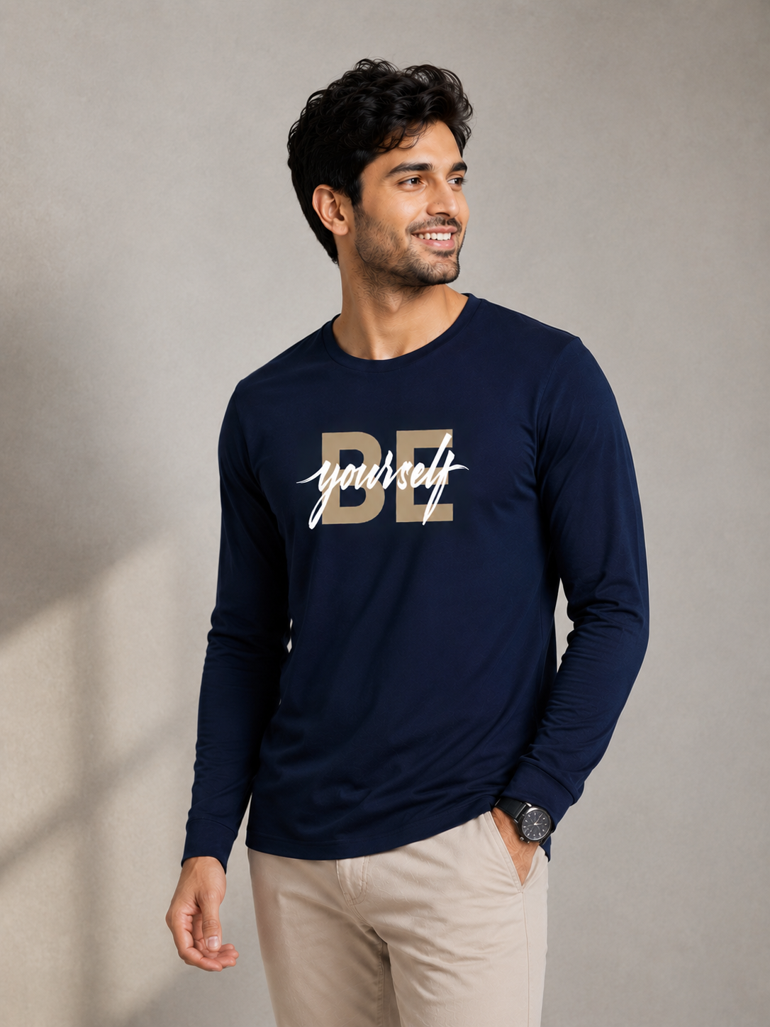 Be Yourself Full Sleeve T-Shirt