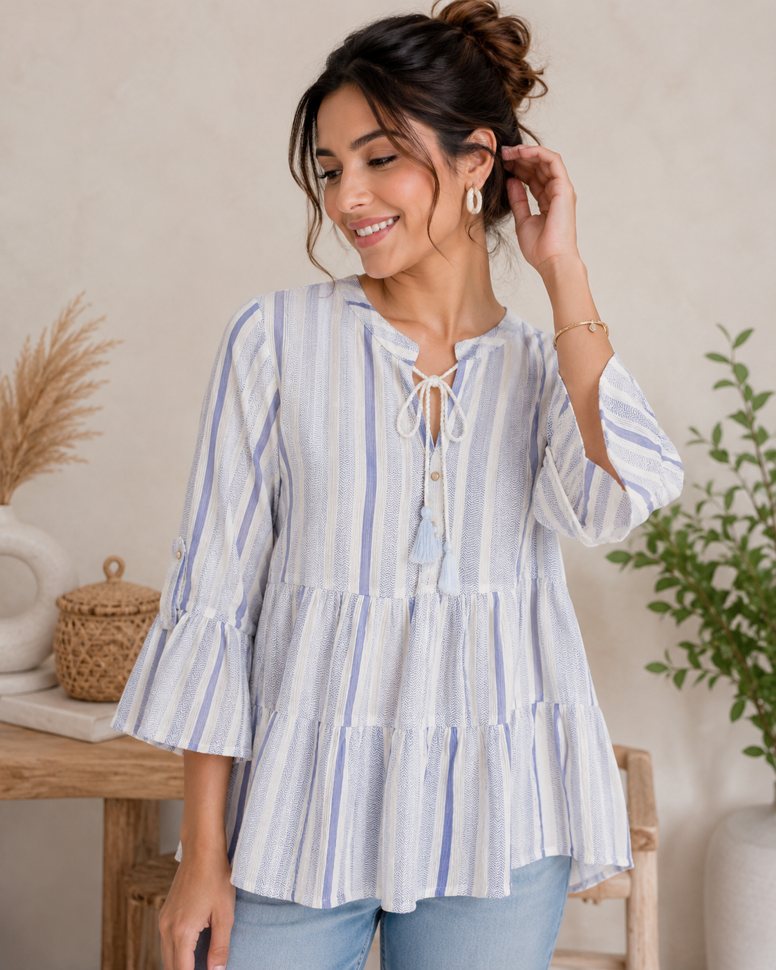 Pastel Stripe Top