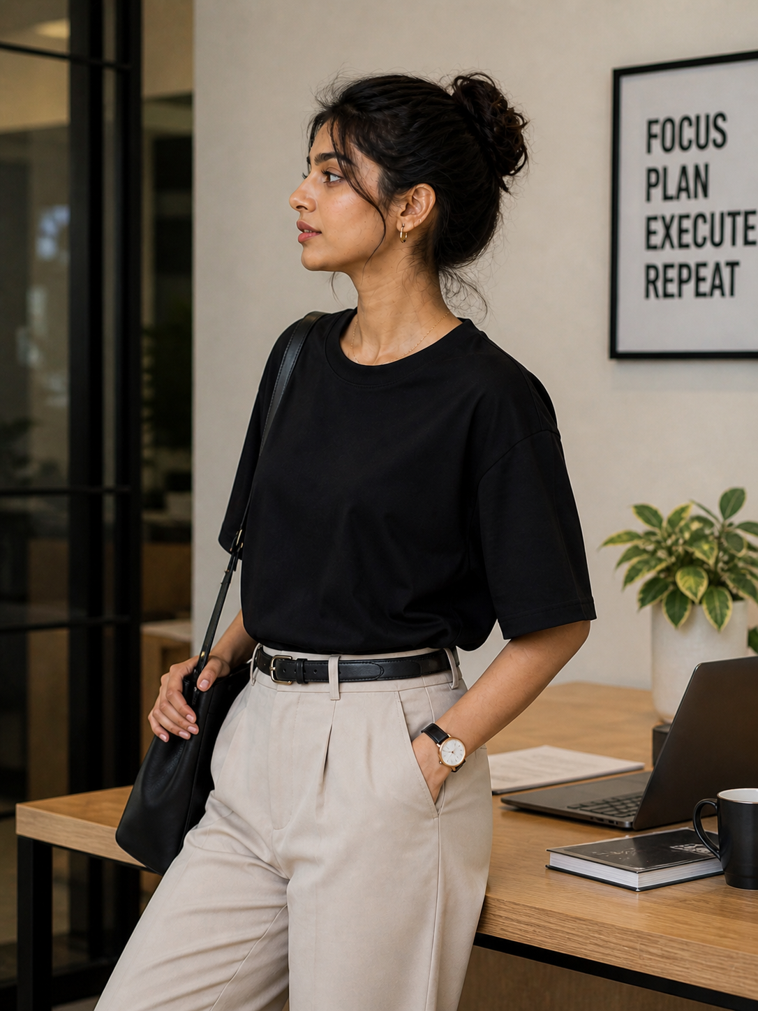Black Oversized T-shirt