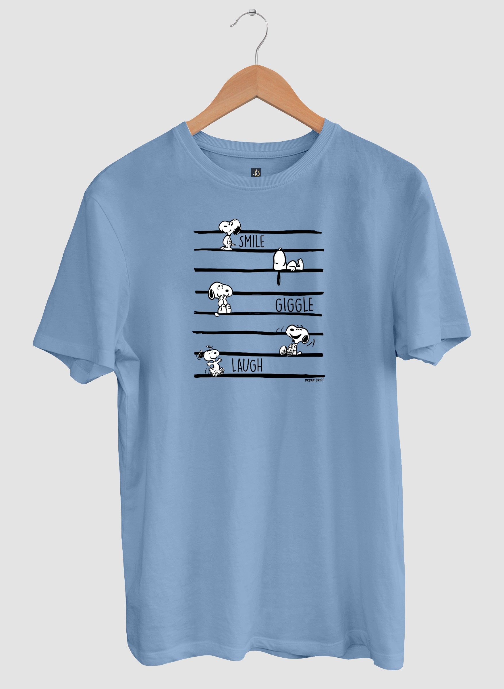 Smile, Giggle, Laugh Half Sleeve T-Shirt