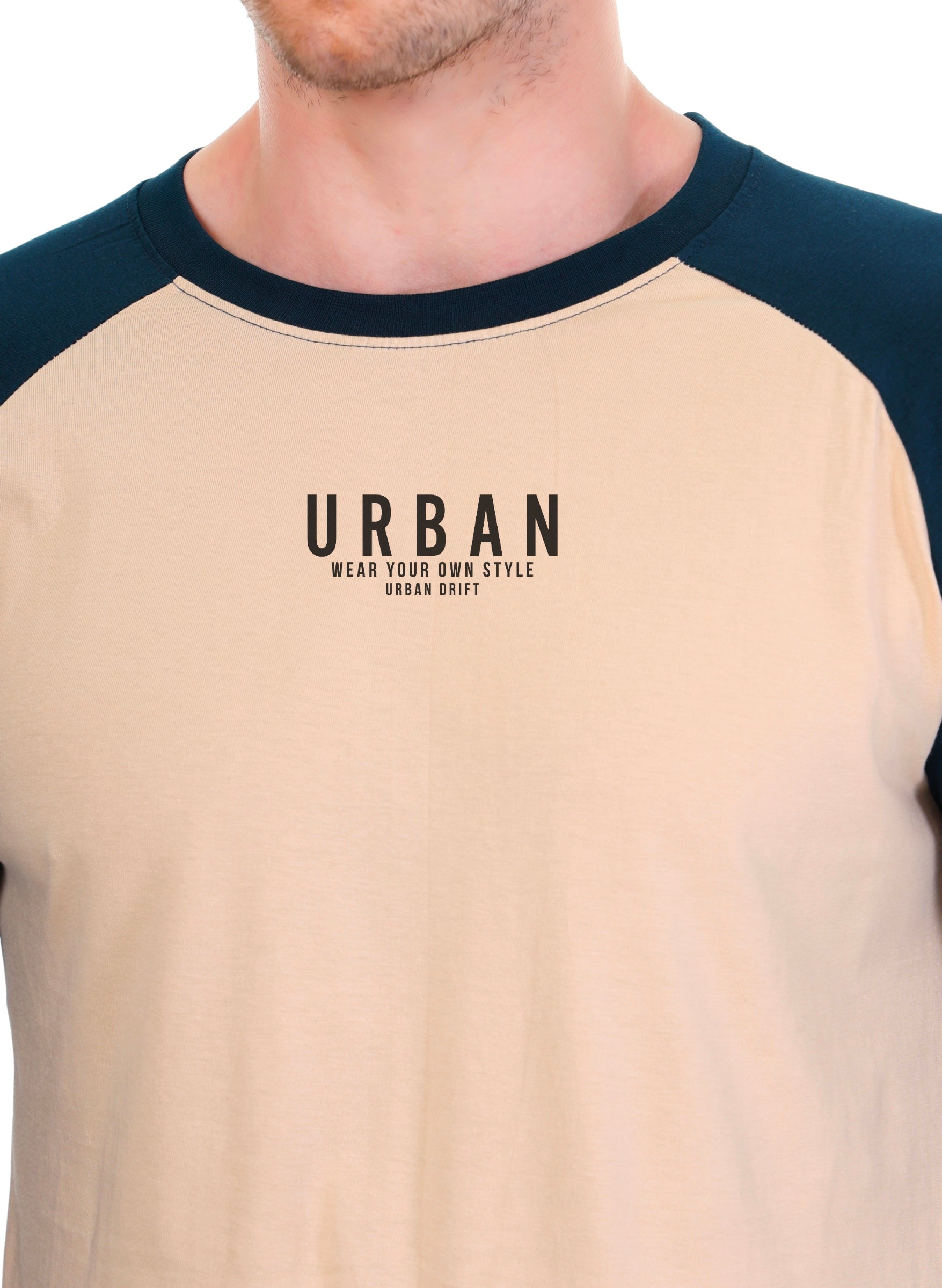 Tea Blue-Sandal Full Sleeve T-Shirt