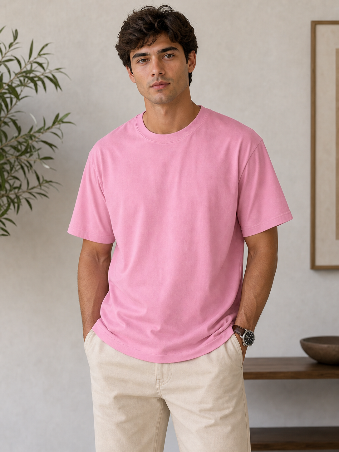 Petal Pink Oversized T-shirt