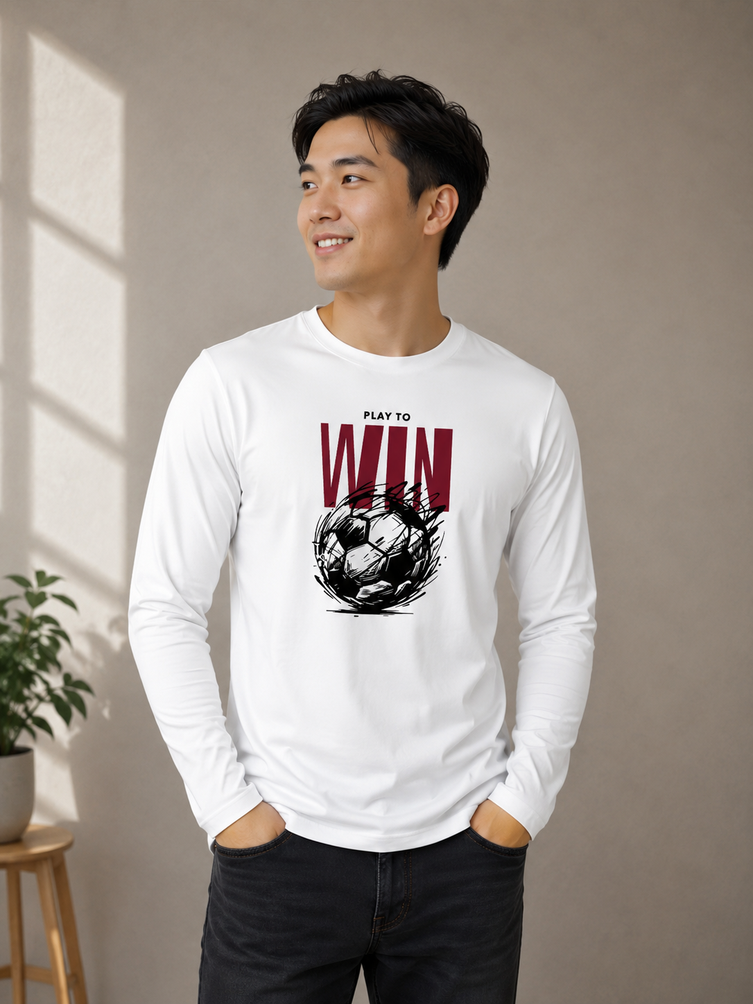 Play to Win Full Sleeve T-Shirt