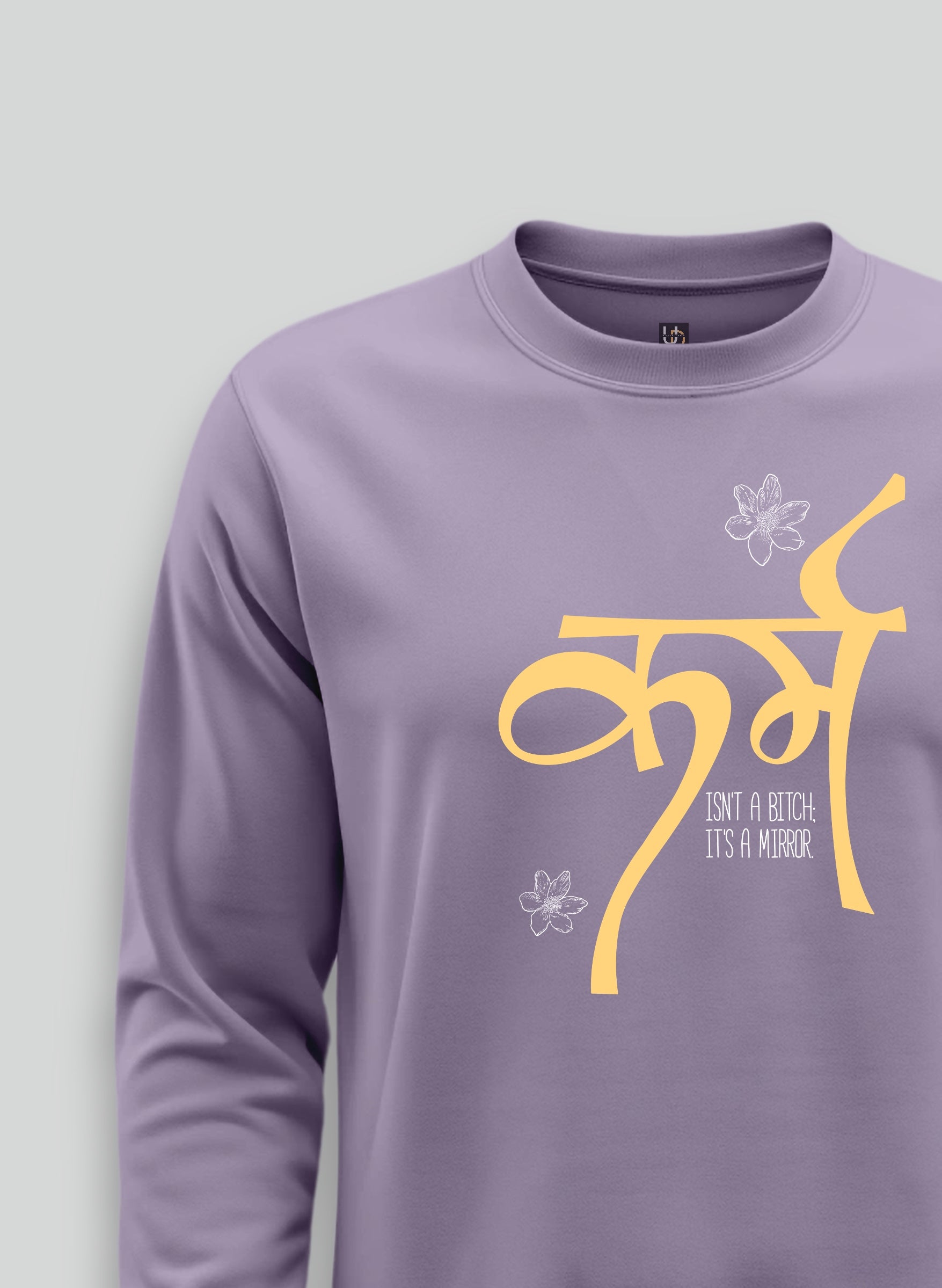 Karm is a mirror Lavender Sweatshirt
