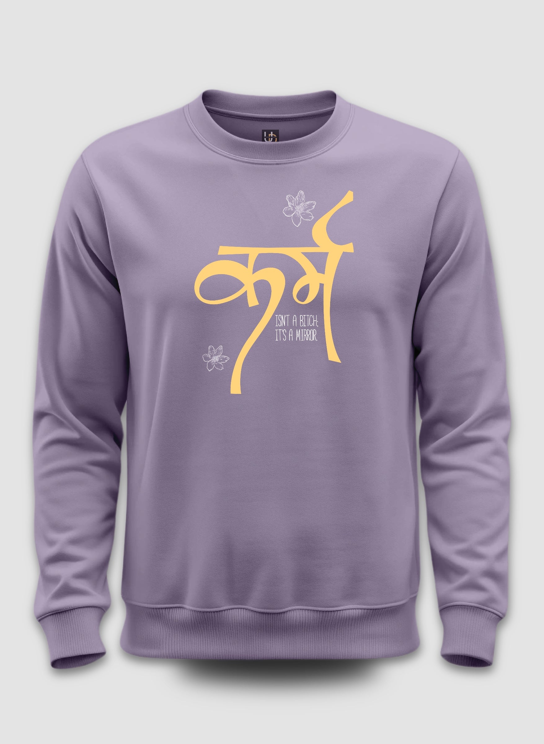 Karm is a mirror Lavender Sweatshirt