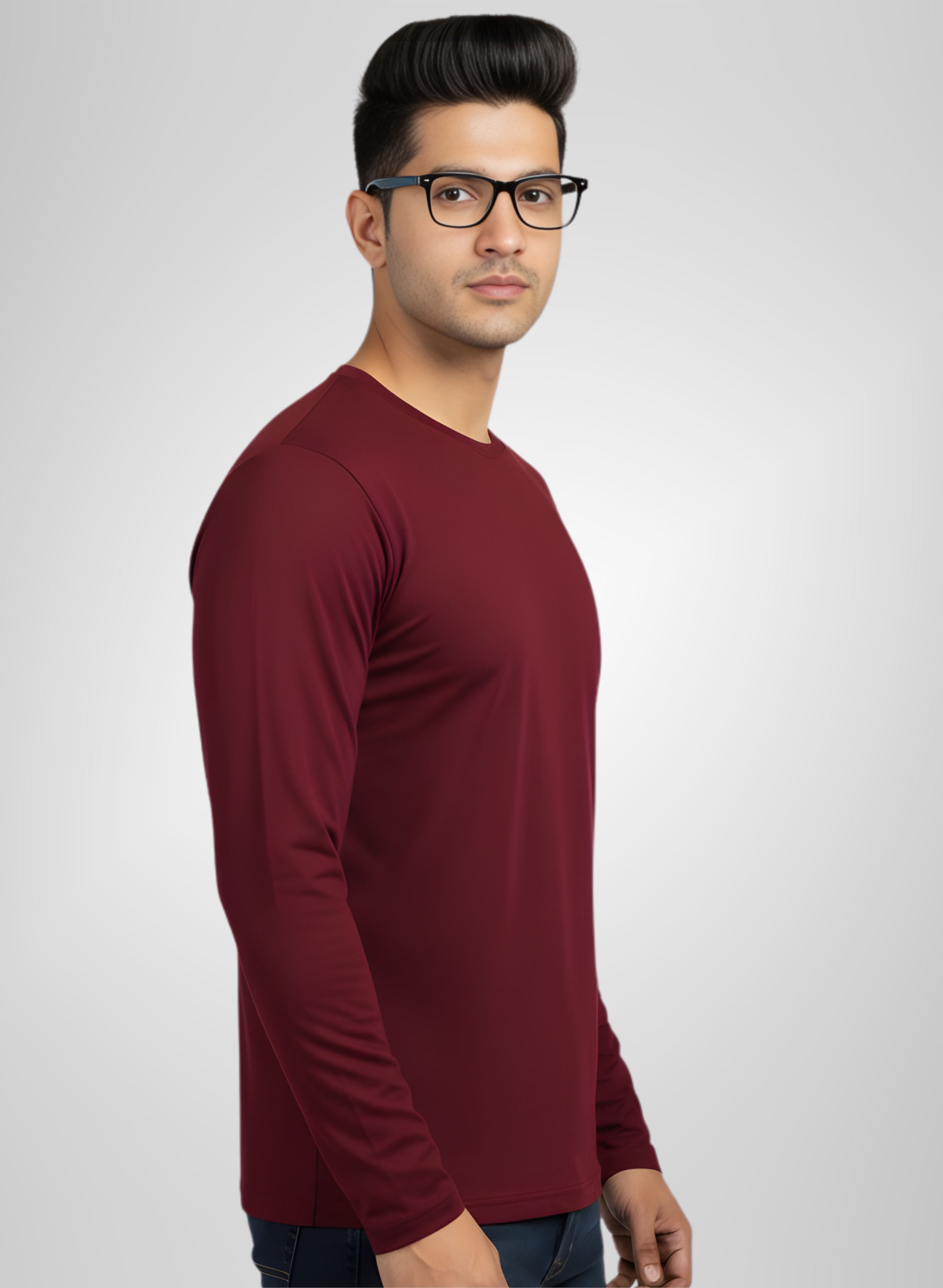 Red Full Sleeve T-Shirt
