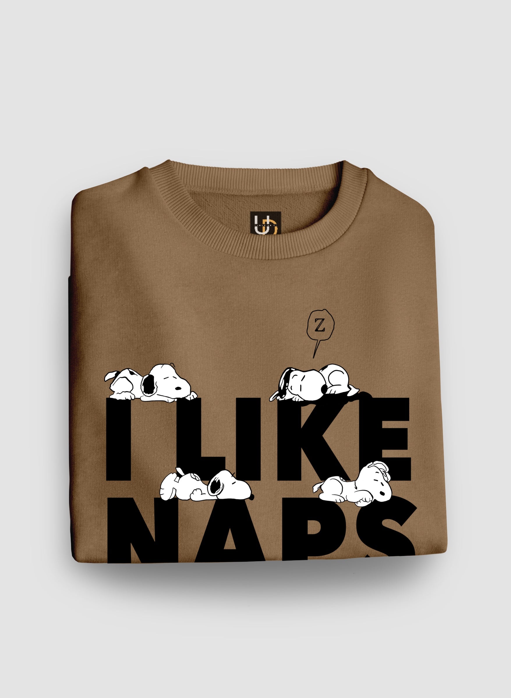 I like Naps Beige Sweatshirt