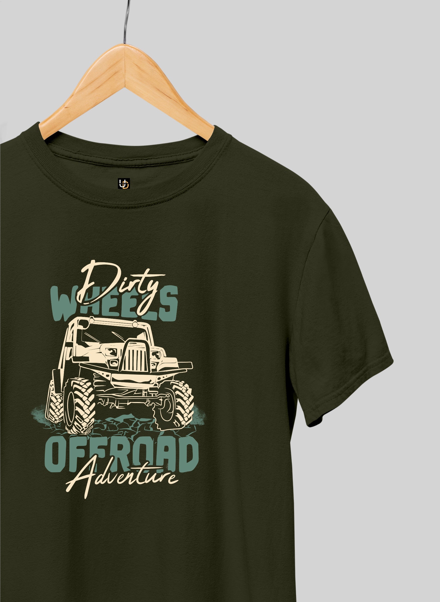 Dirty Wheels Half Sleeve T-Shirt