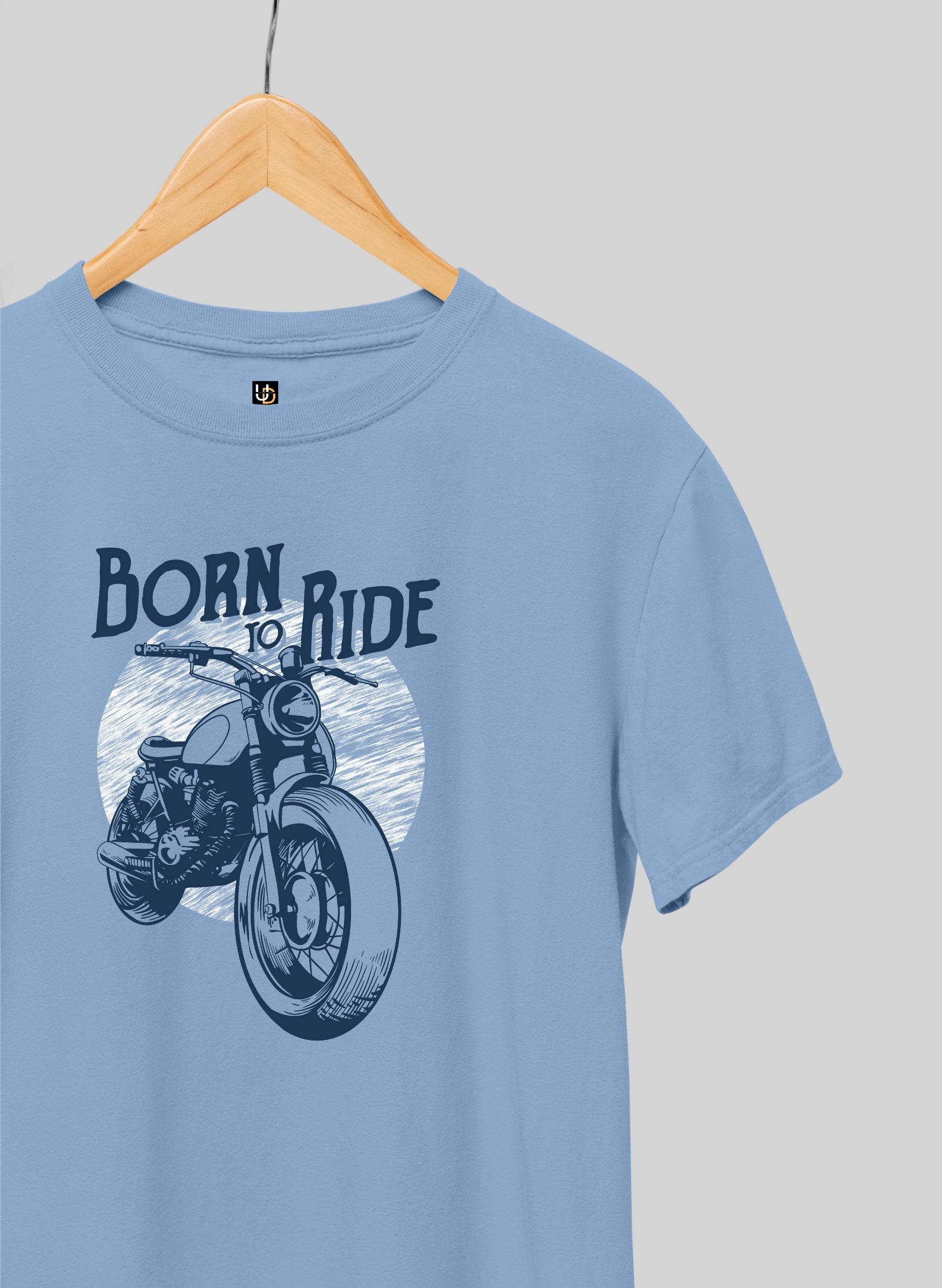 Born to Ride Half Sleeve T-Shirt