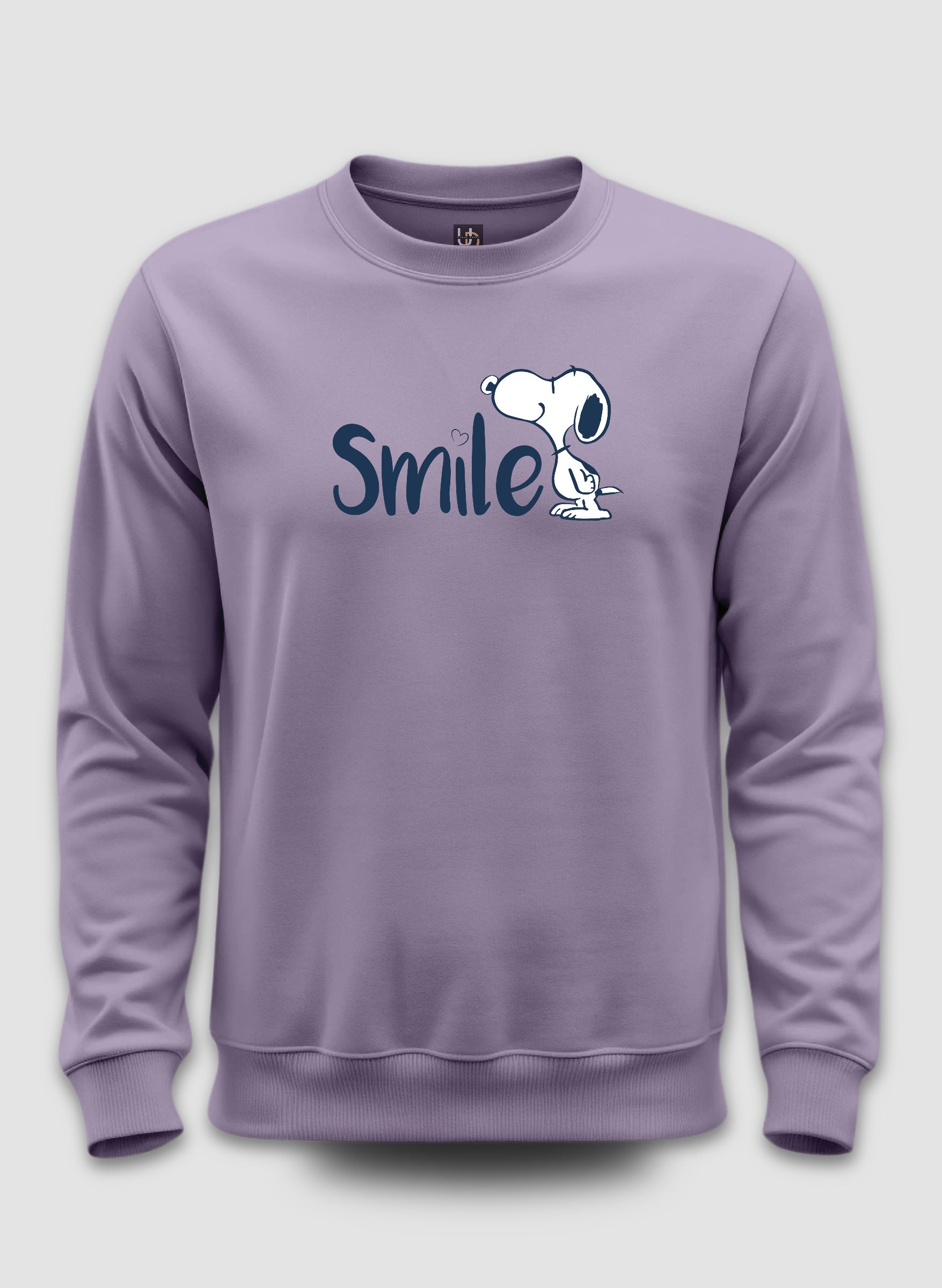 Smile lavender Sweatshirt