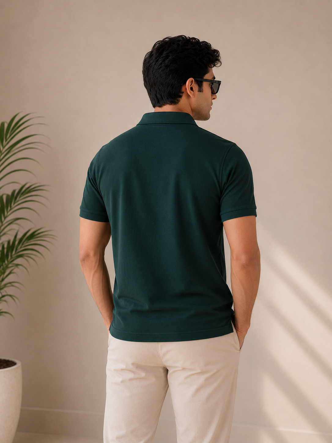 Bottle Green Polo T-shirt