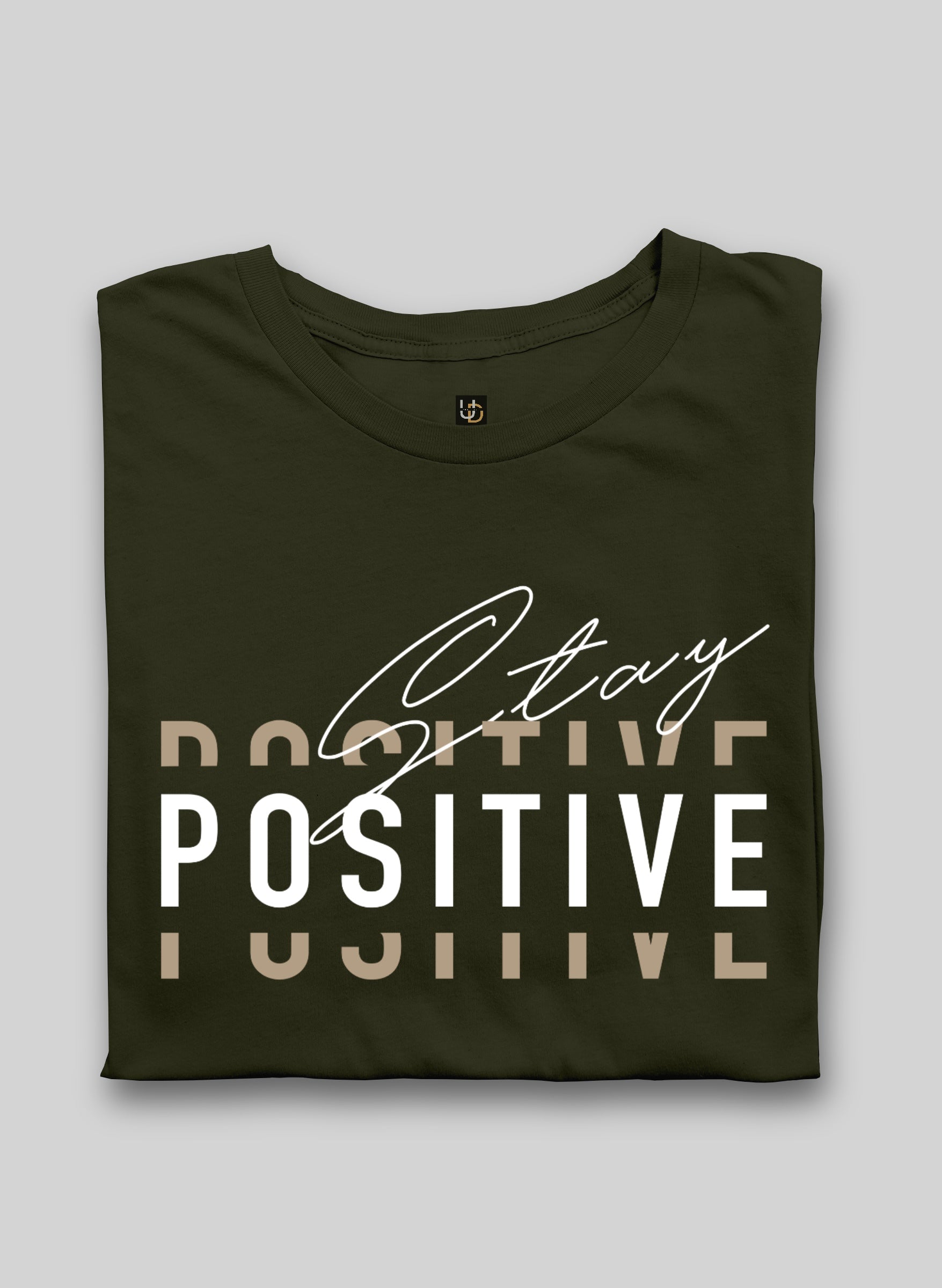 Stay Positive Half Sleeve T-Shirt