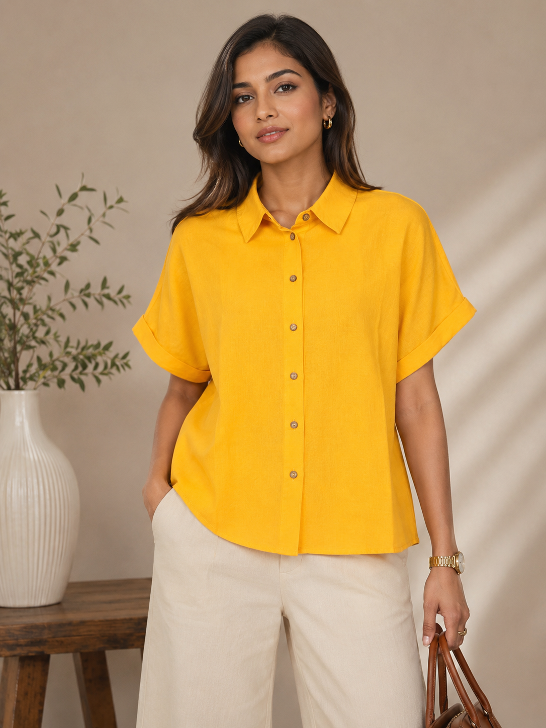 Buttercup Relaxed Shirt Top