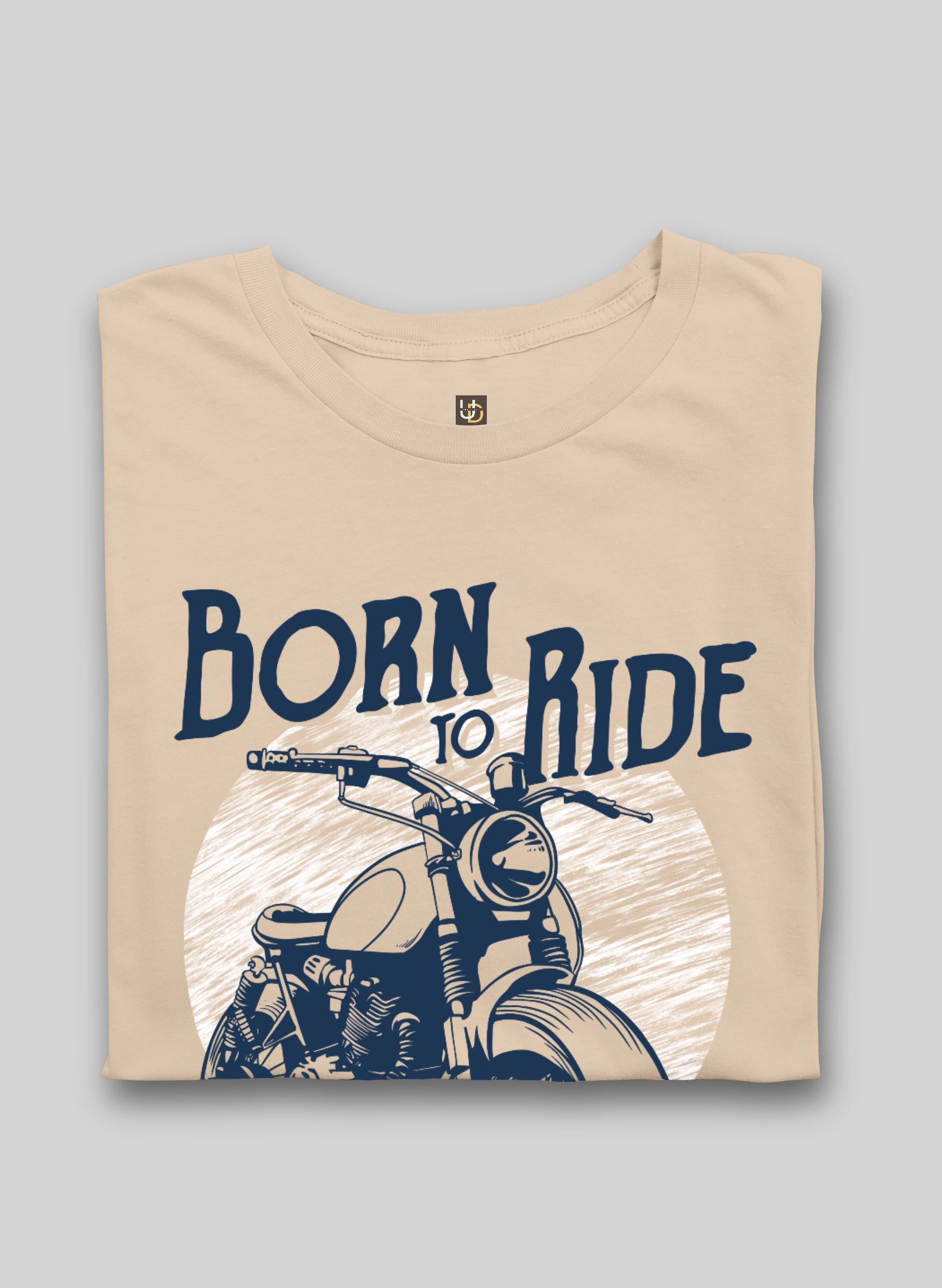 Born to Ride Half Sleeve T-Shirt