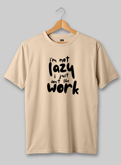 Lazy Half Sleeve T-Shirt