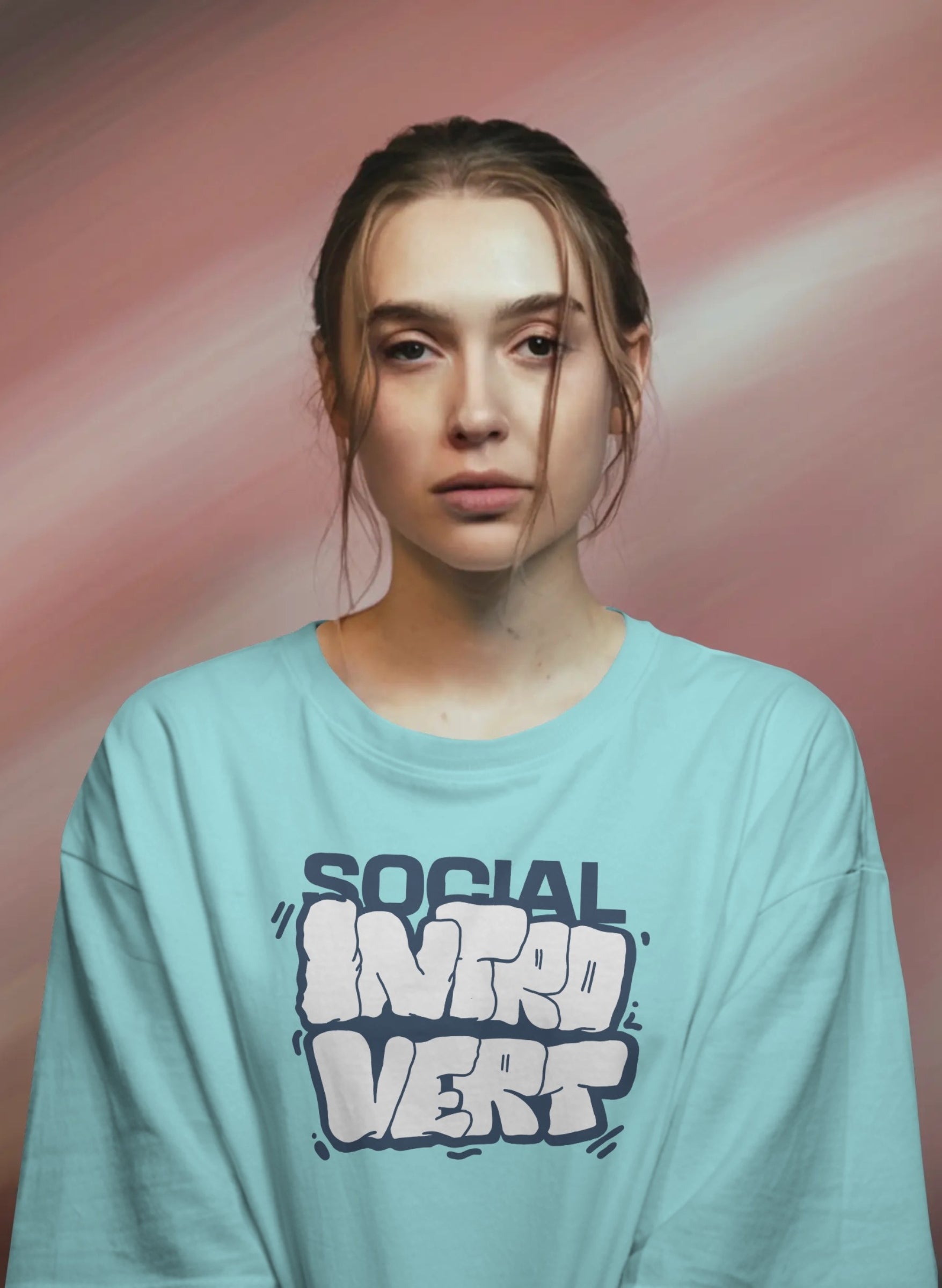 Social Introvert Oversized T-shirt