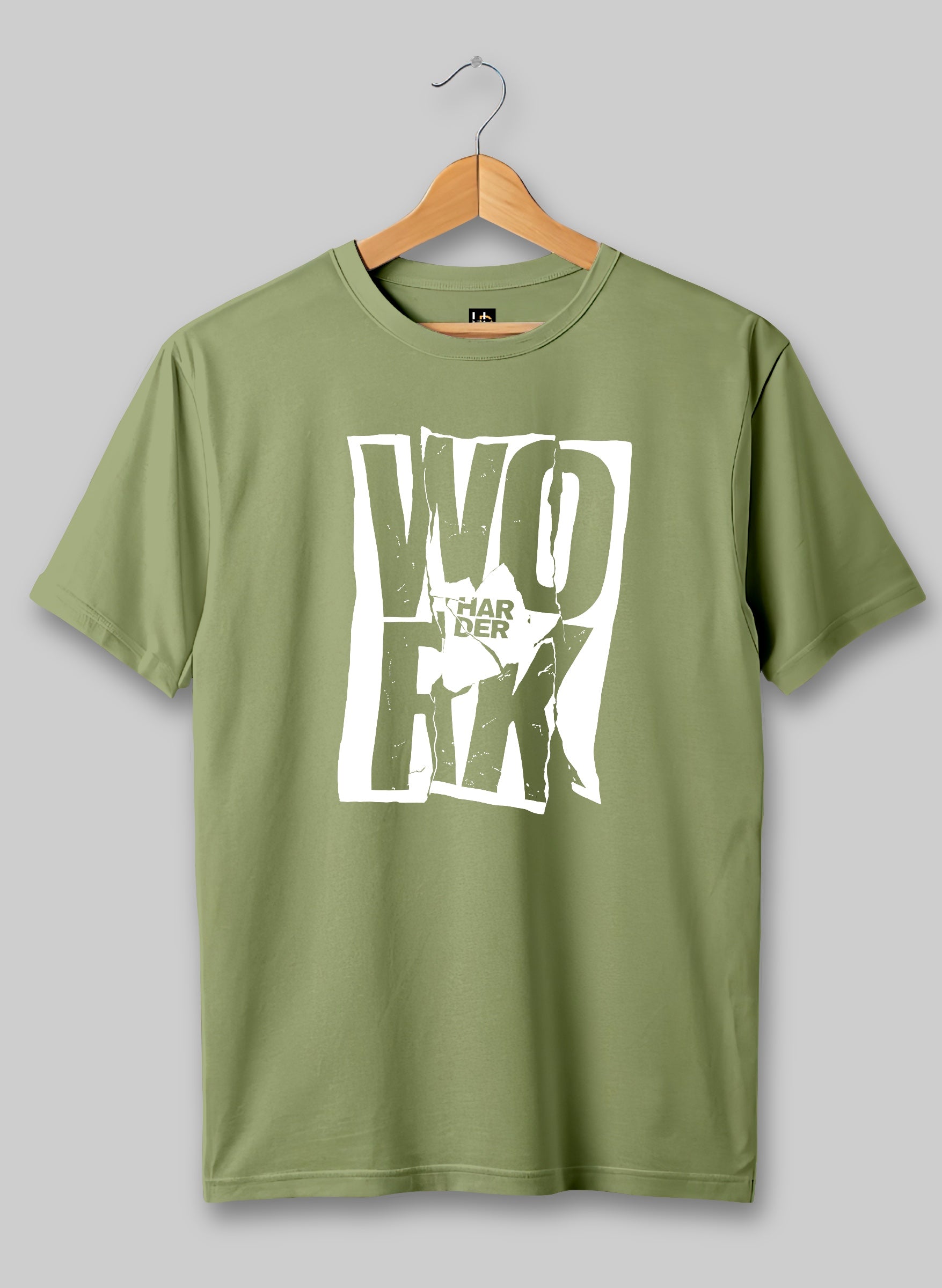Work Harder Half Sleeve T-Shirt