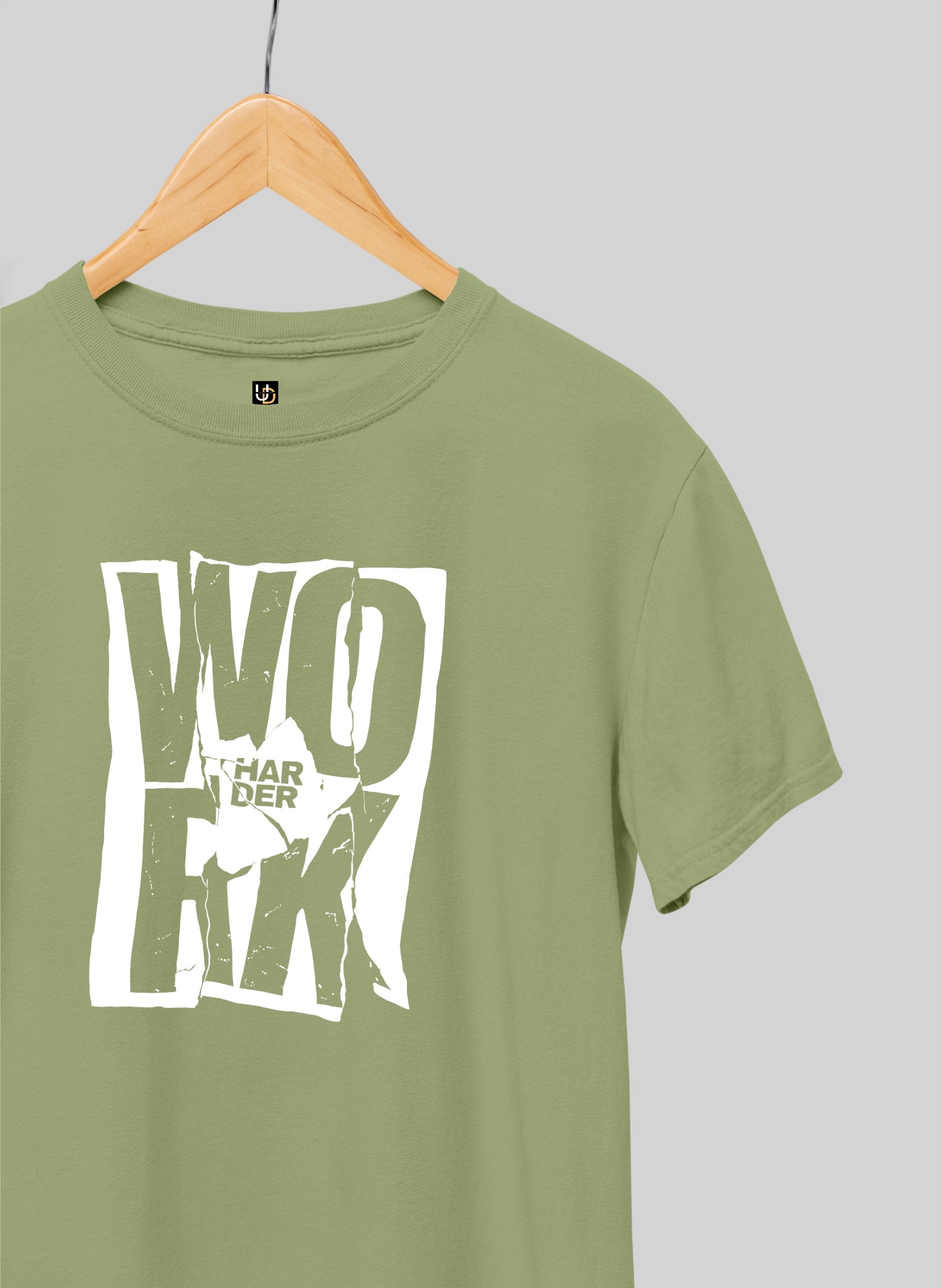 Work Harder Half Sleeve T-Shirt