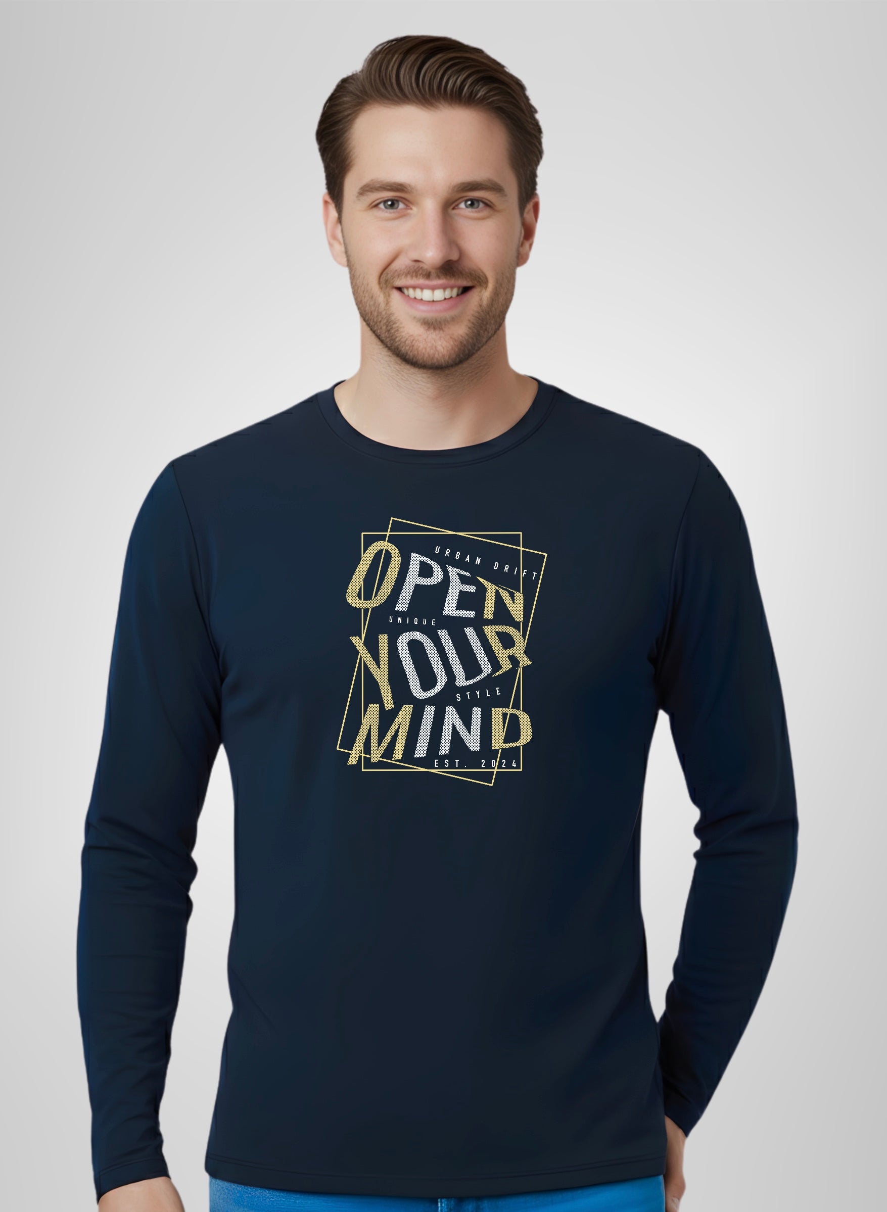 Open your mind Full Sleeve T-Shirt