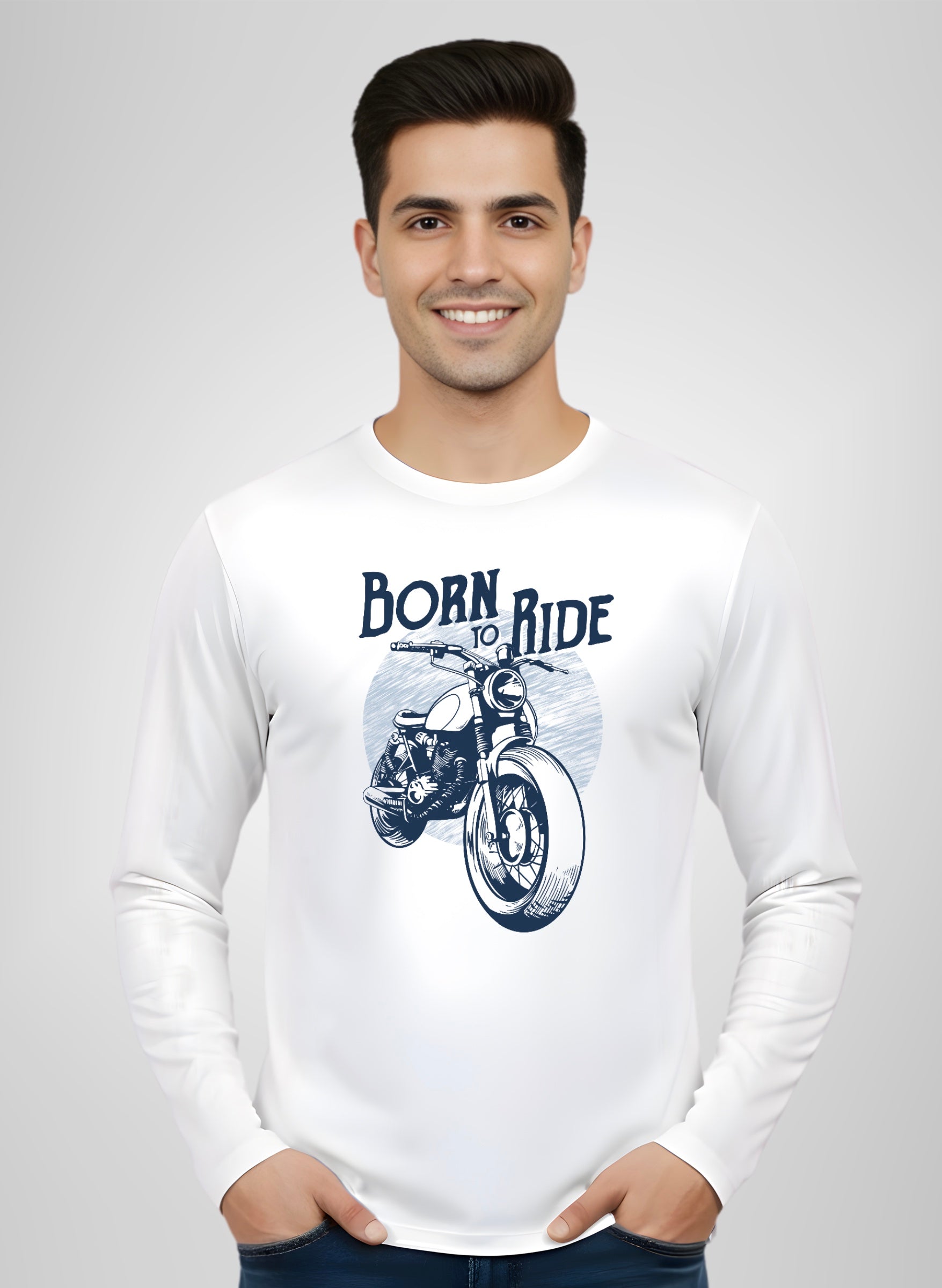 Born to Ride Full Sleeve T-Shirt
