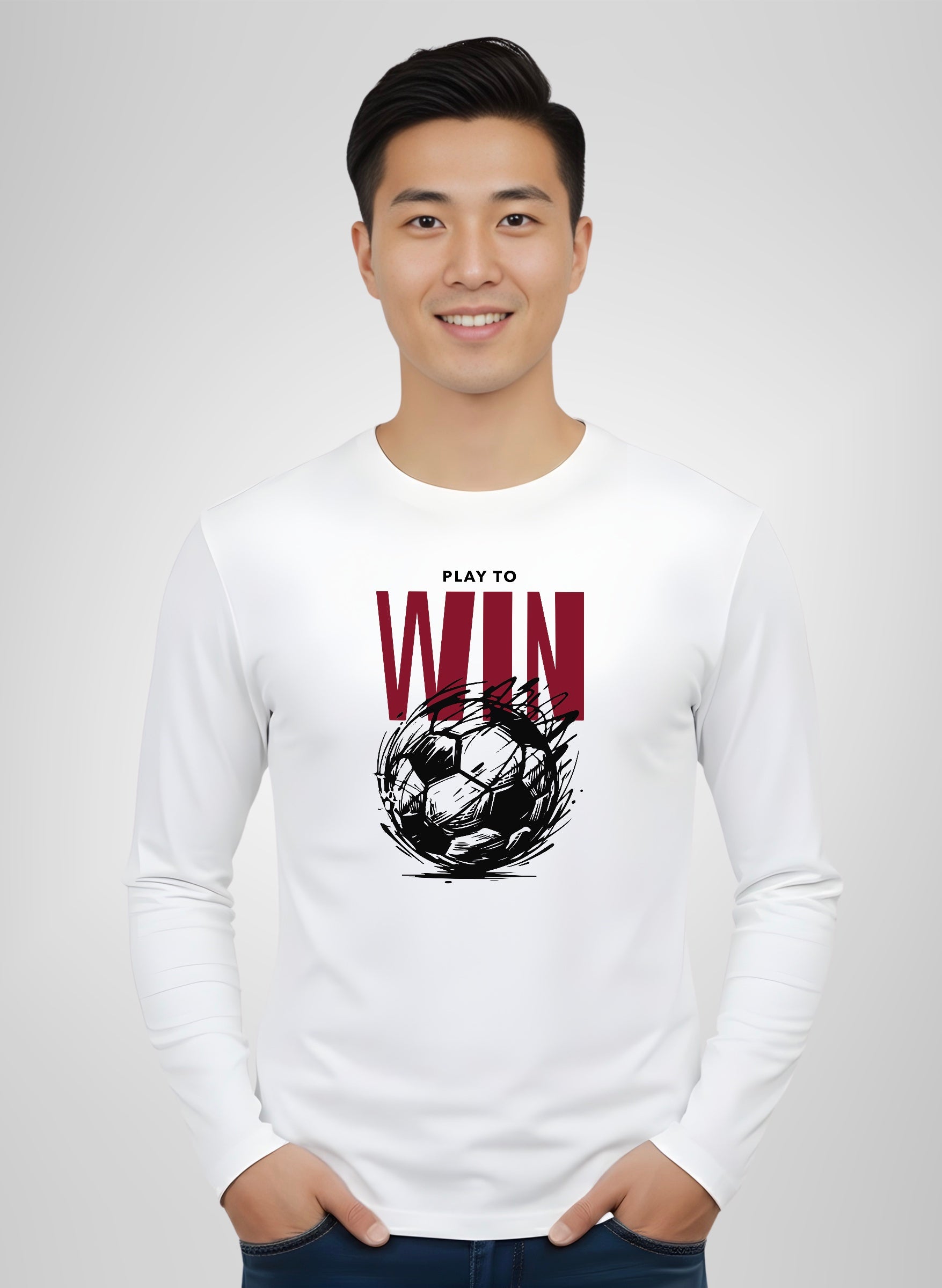 Play to Win Full Sleeve T-Shirt