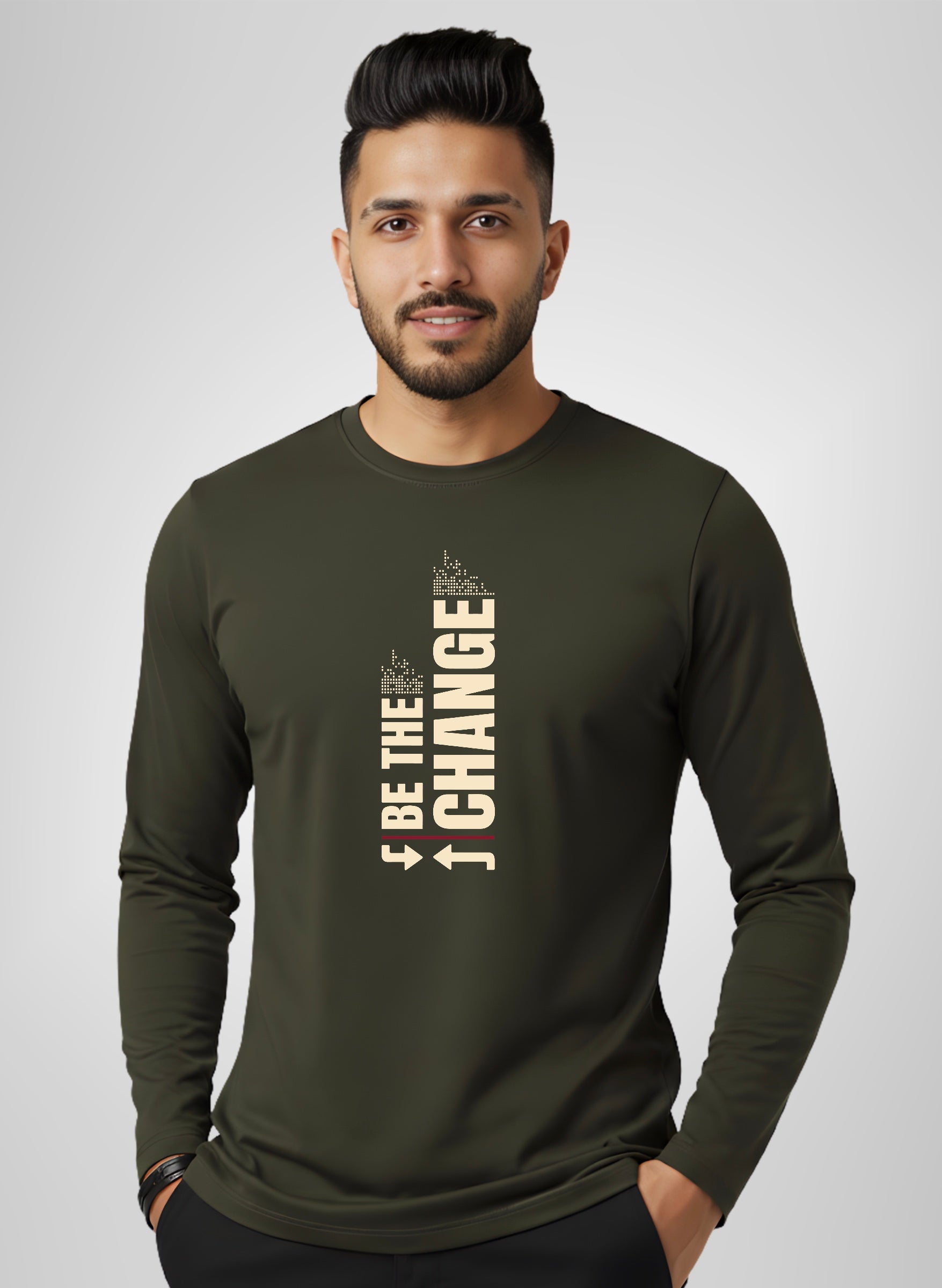 Be the Change Full Sleeve T-Shirt