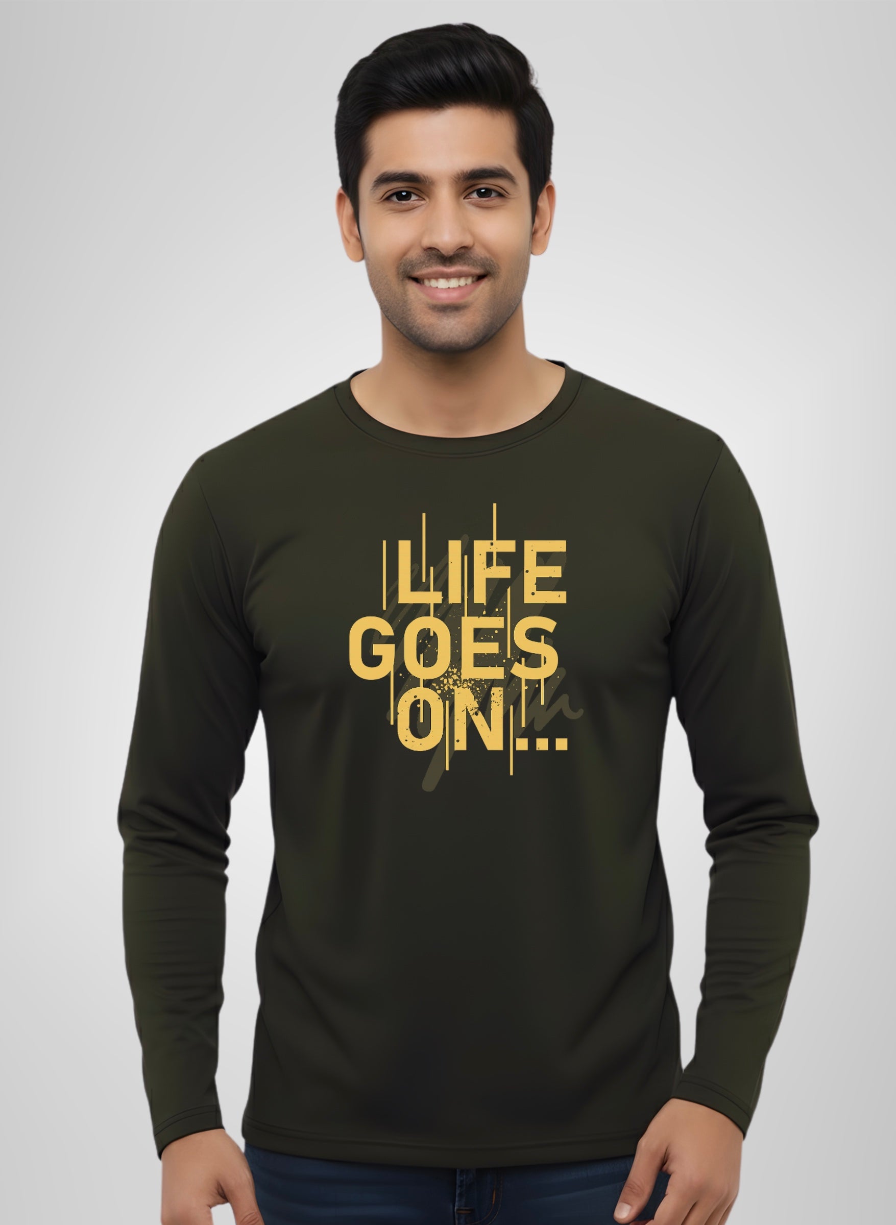 Life Goes On Full Sleeve T-Shirt – Urban Drift
