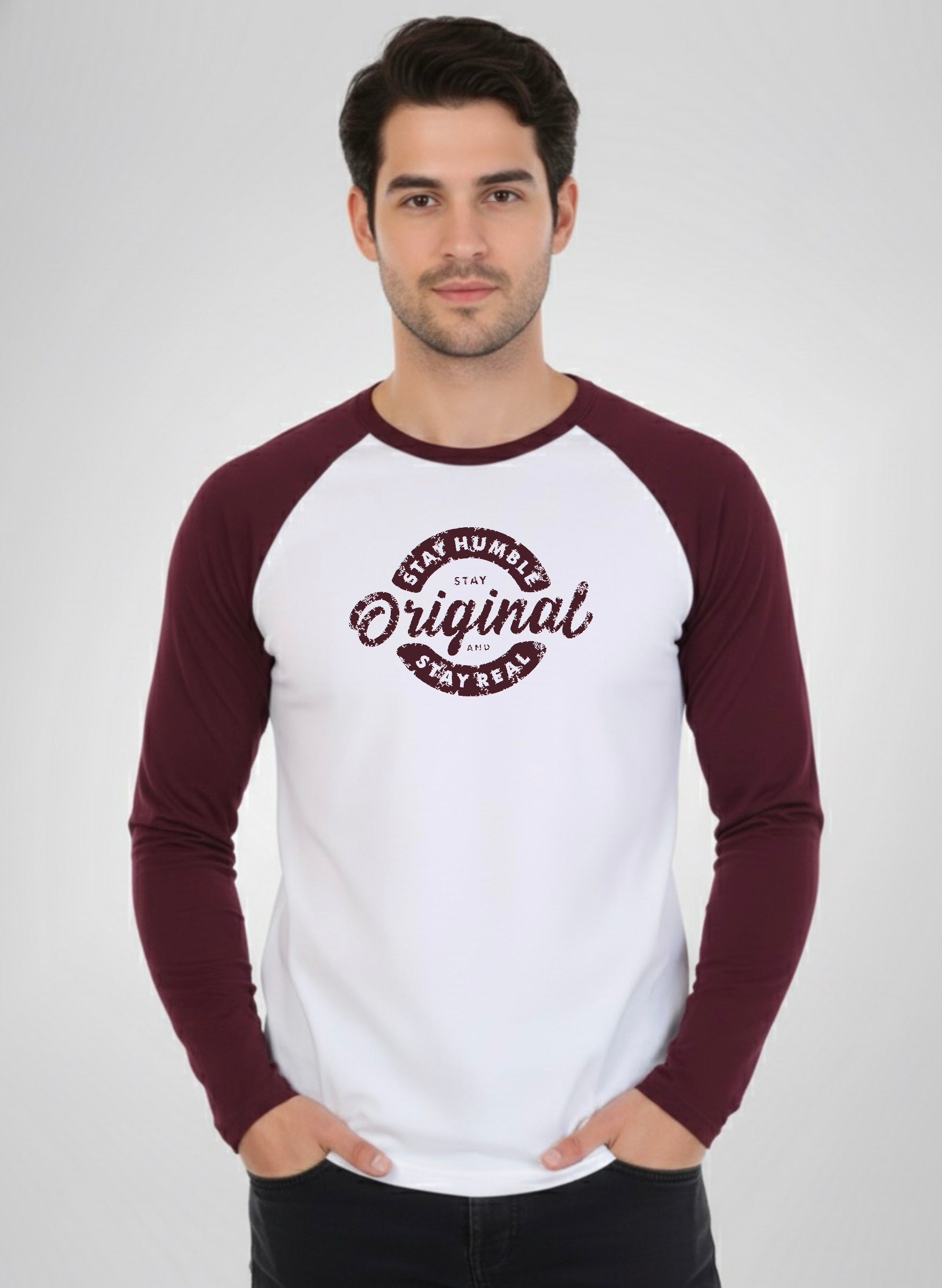 Stay Real Full Sleeve T-Shirt