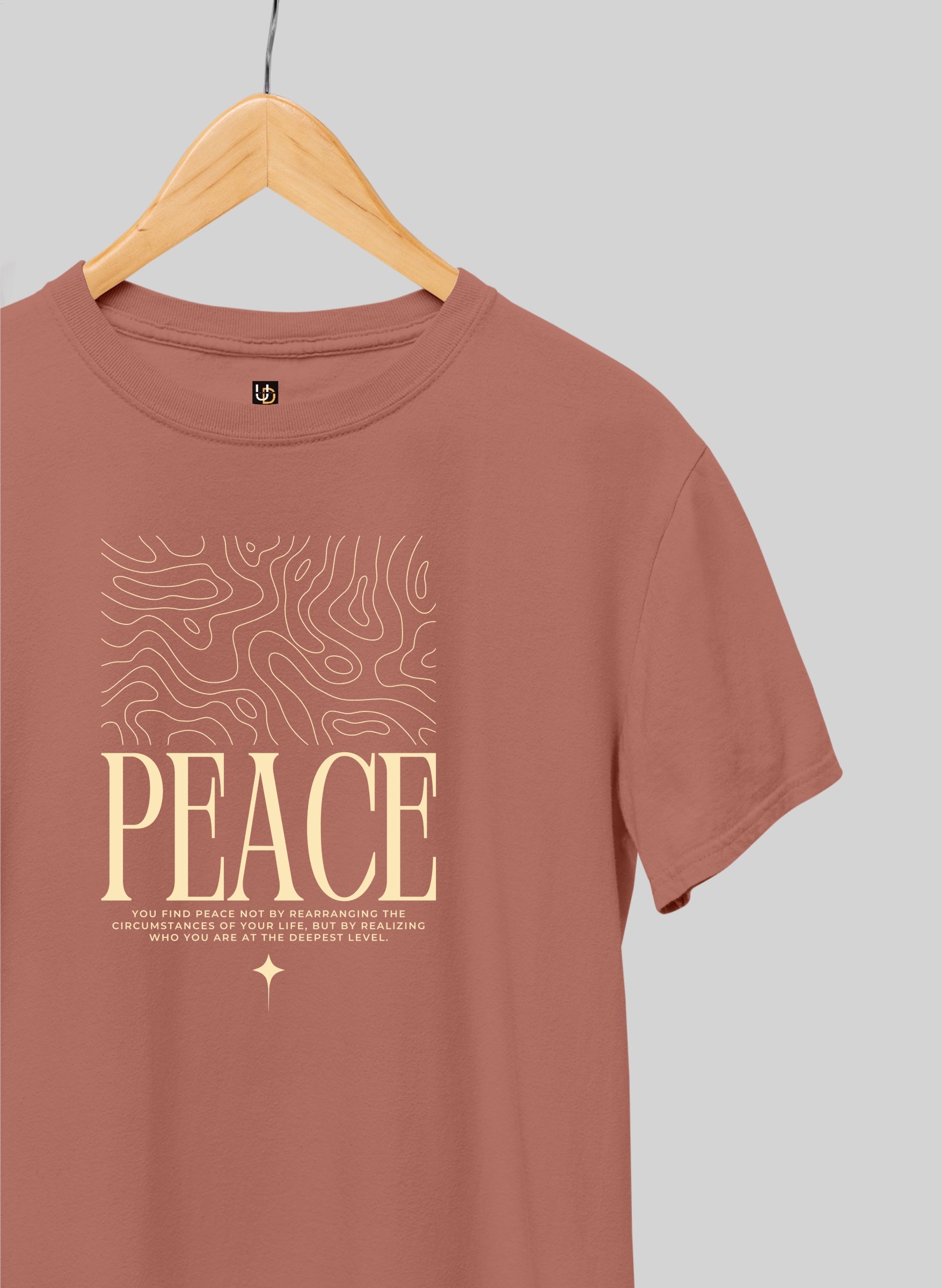 Peace Half Sleeve T-Shirt
