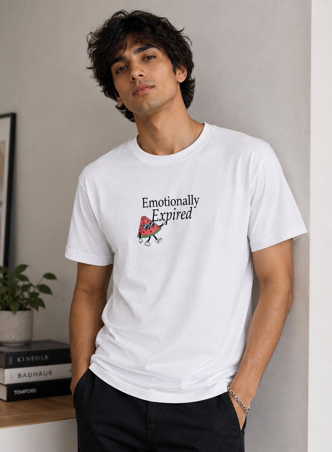 Emotionally Expired Half Sleeve T-Shirt
