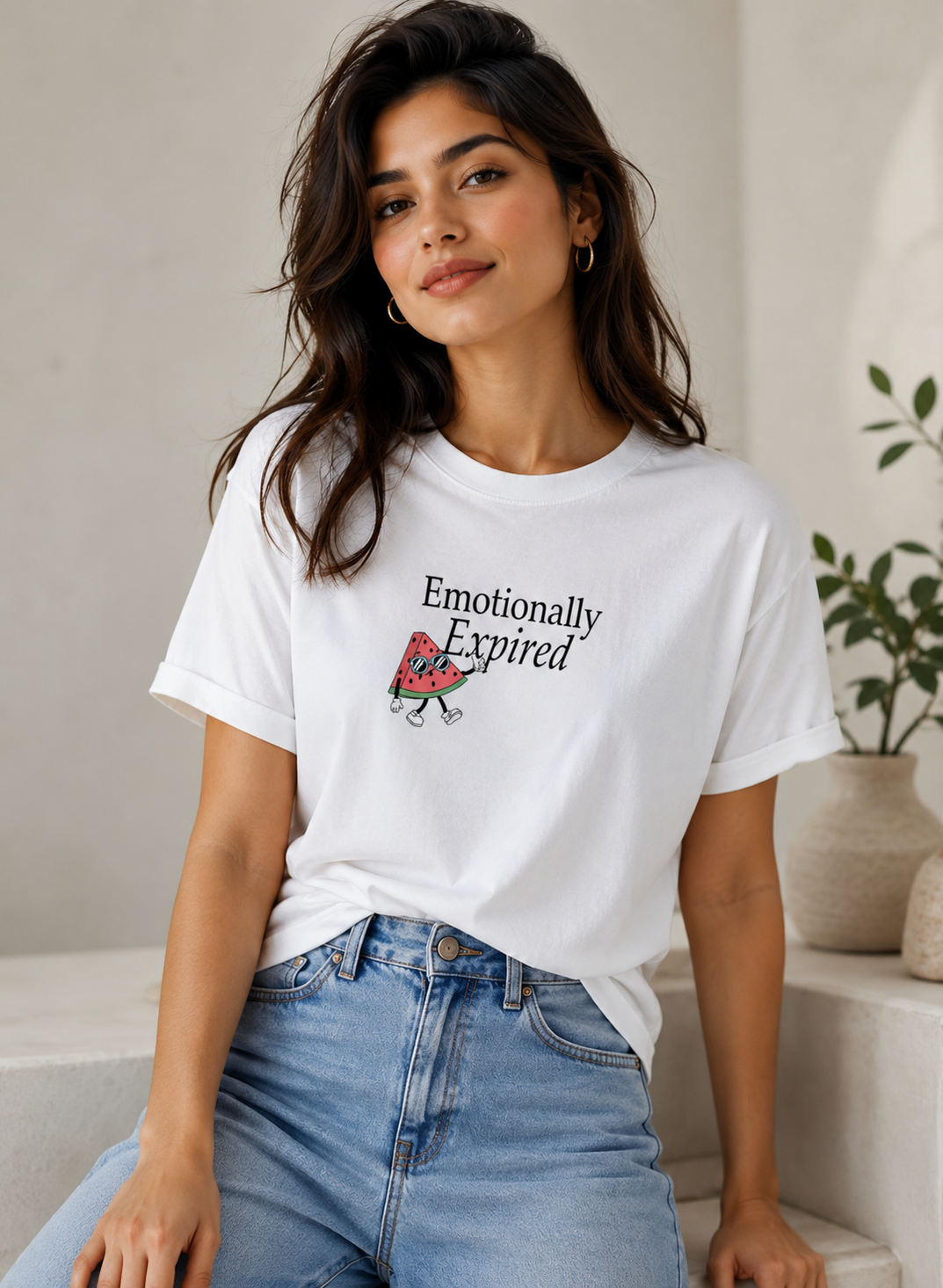 Emotionally Expired Half Sleeve T-Shirt