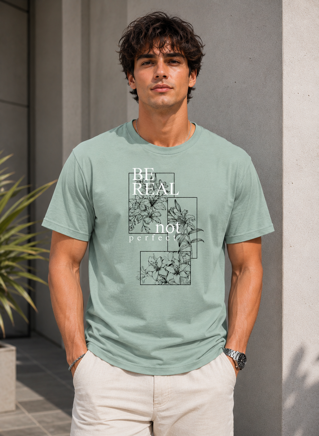 Be Real Half Sleeve T-Shirt