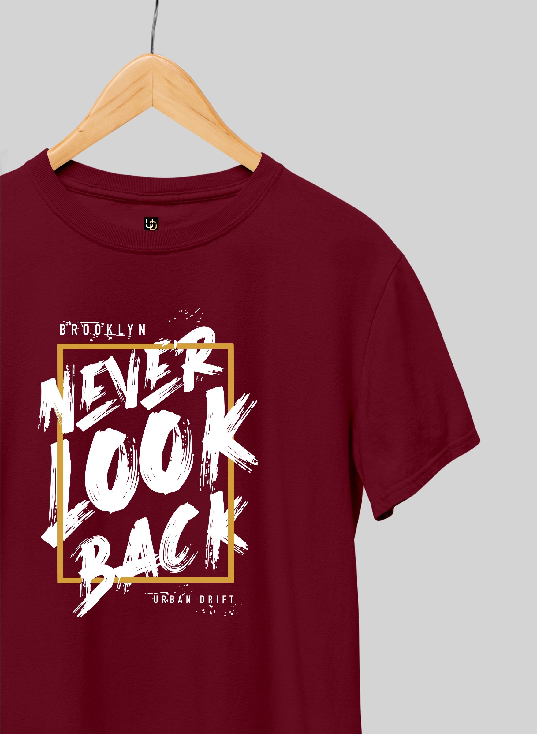 Never Look Back Half Sleeve T-Shirt