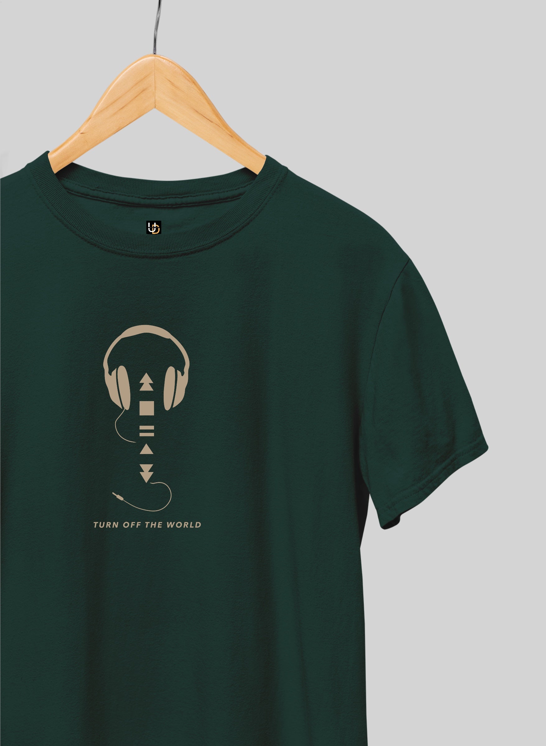 Turn Off the World Half Sleeve T-Shirt