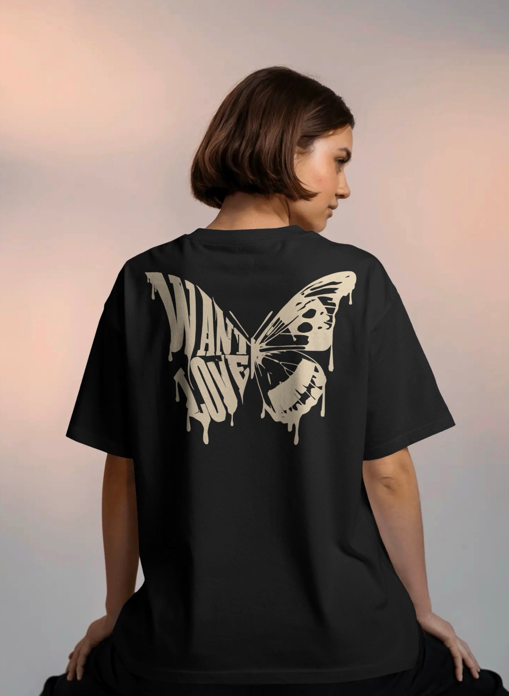 Want Love Oversized T-shirt