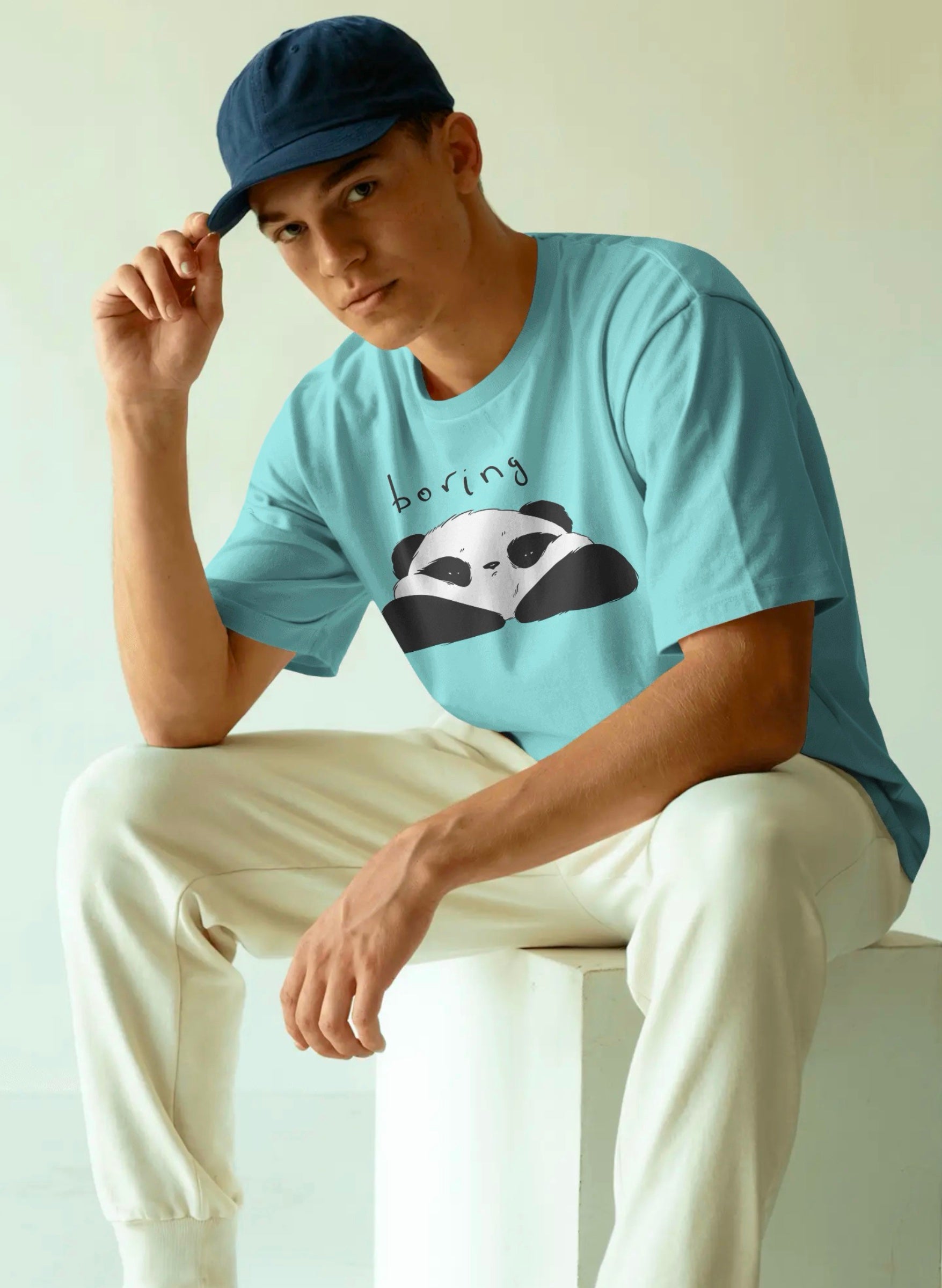 Boring Panda Oversized T-shirt