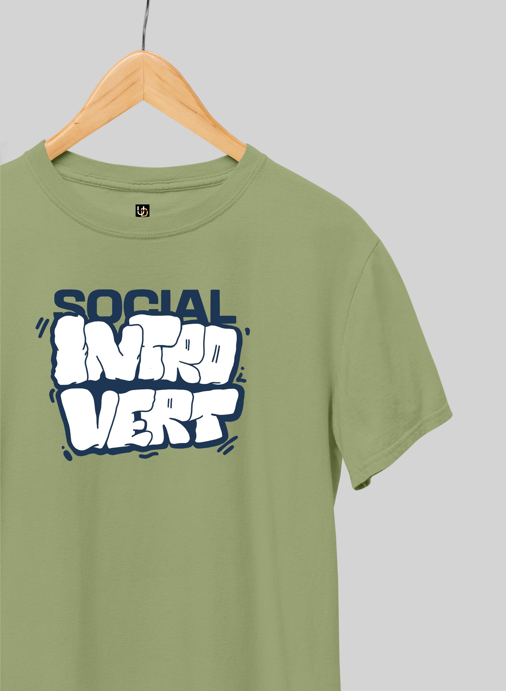 Social Introvert Half Sleeve T-Shirt