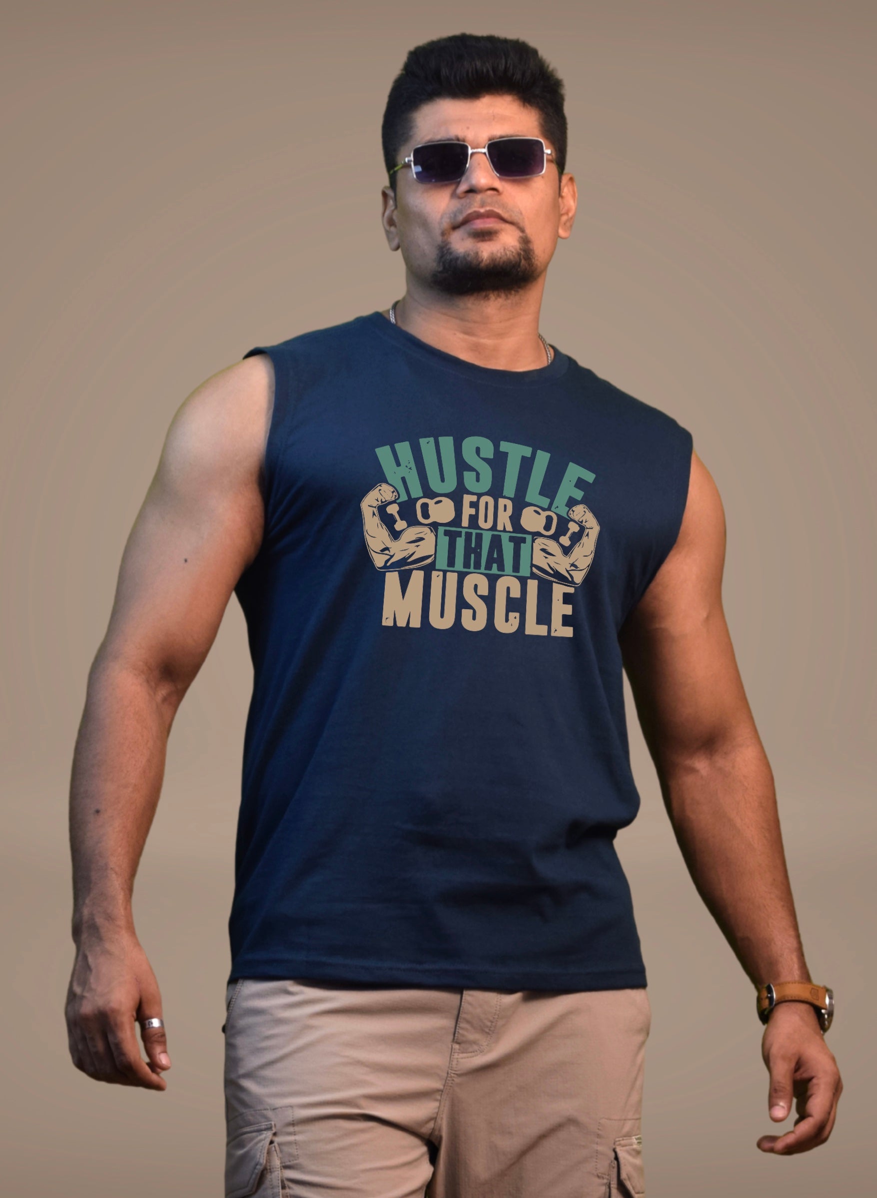 Hustle For Muscle Men’s Vest