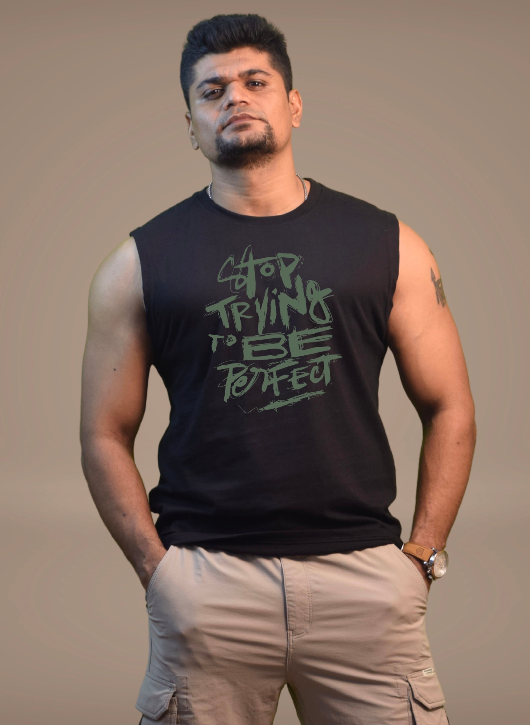 Stop being perfect Men’s Vest