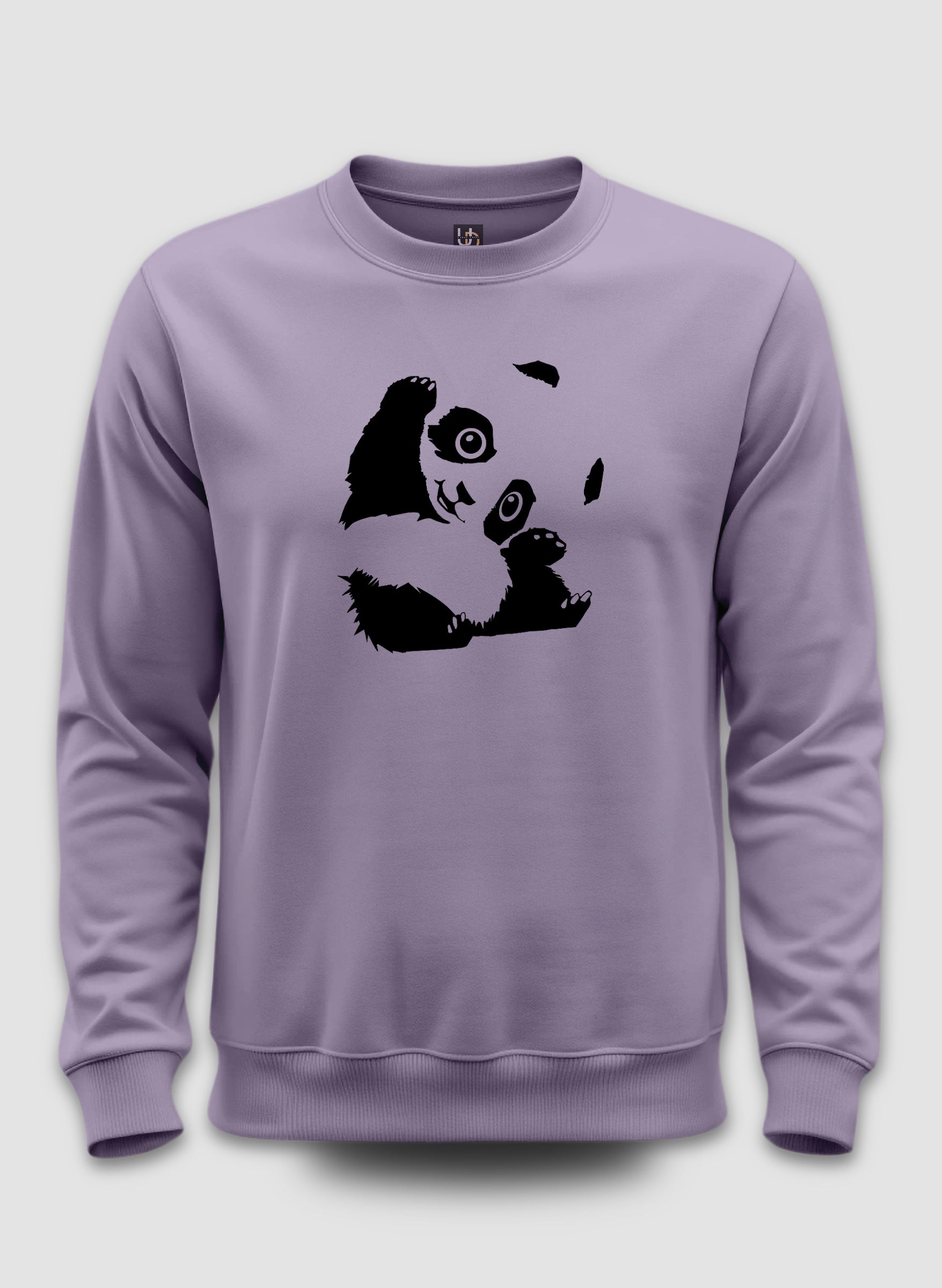 Cute Panda Lavender Sweatshirt