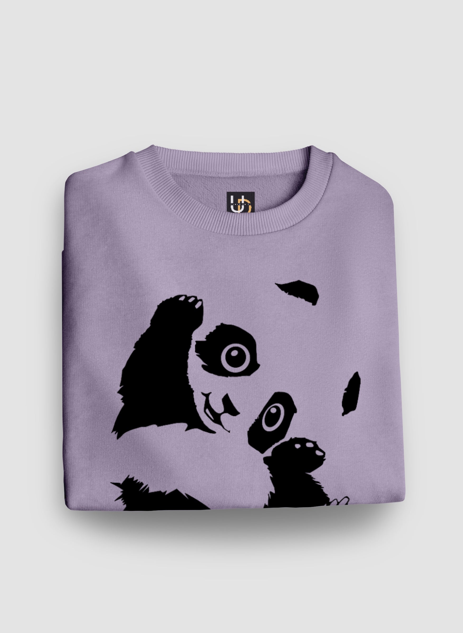Cute Panda Lavender Sweatshirt