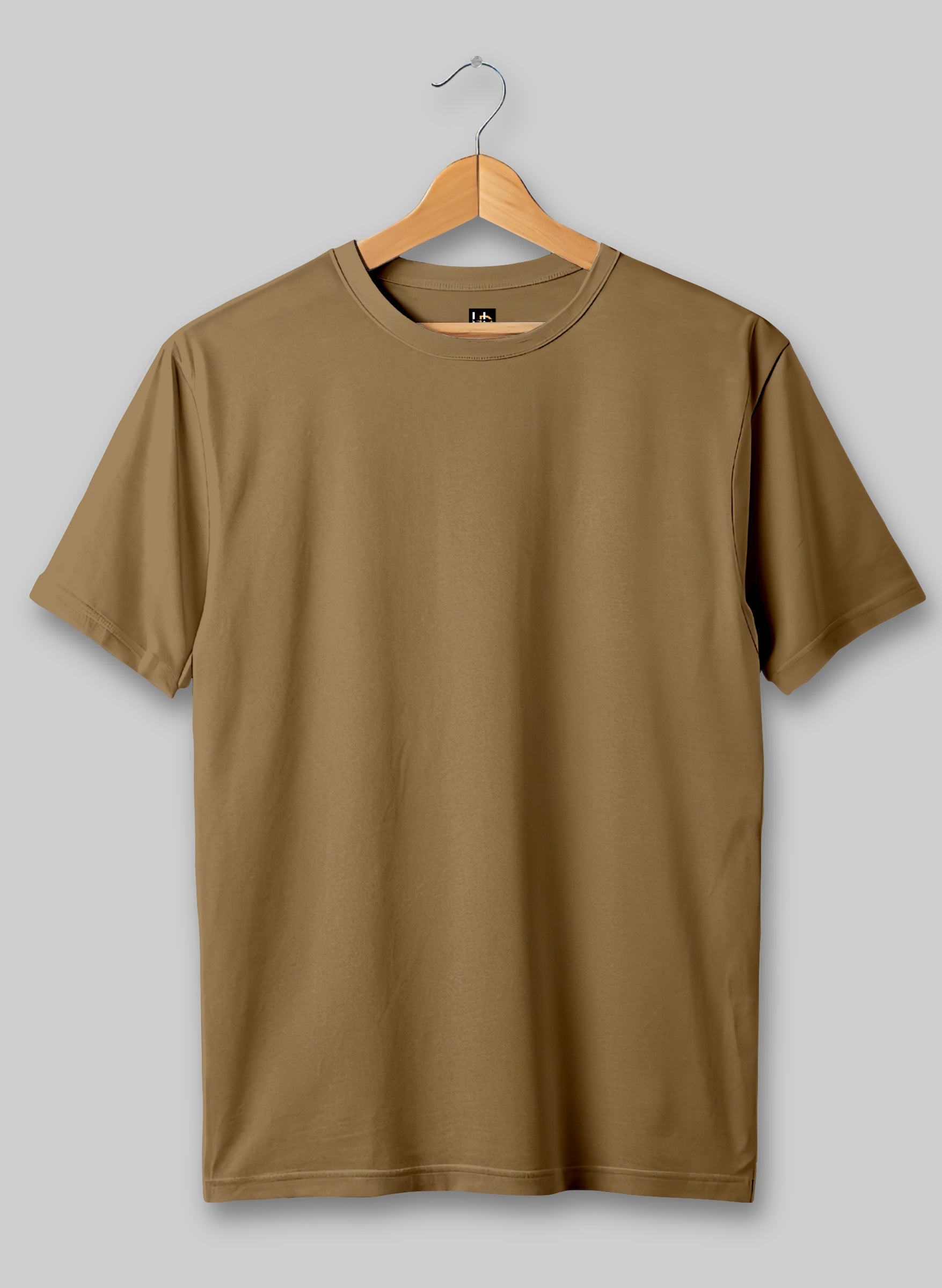 Beige Half Sleeve T-Shirt