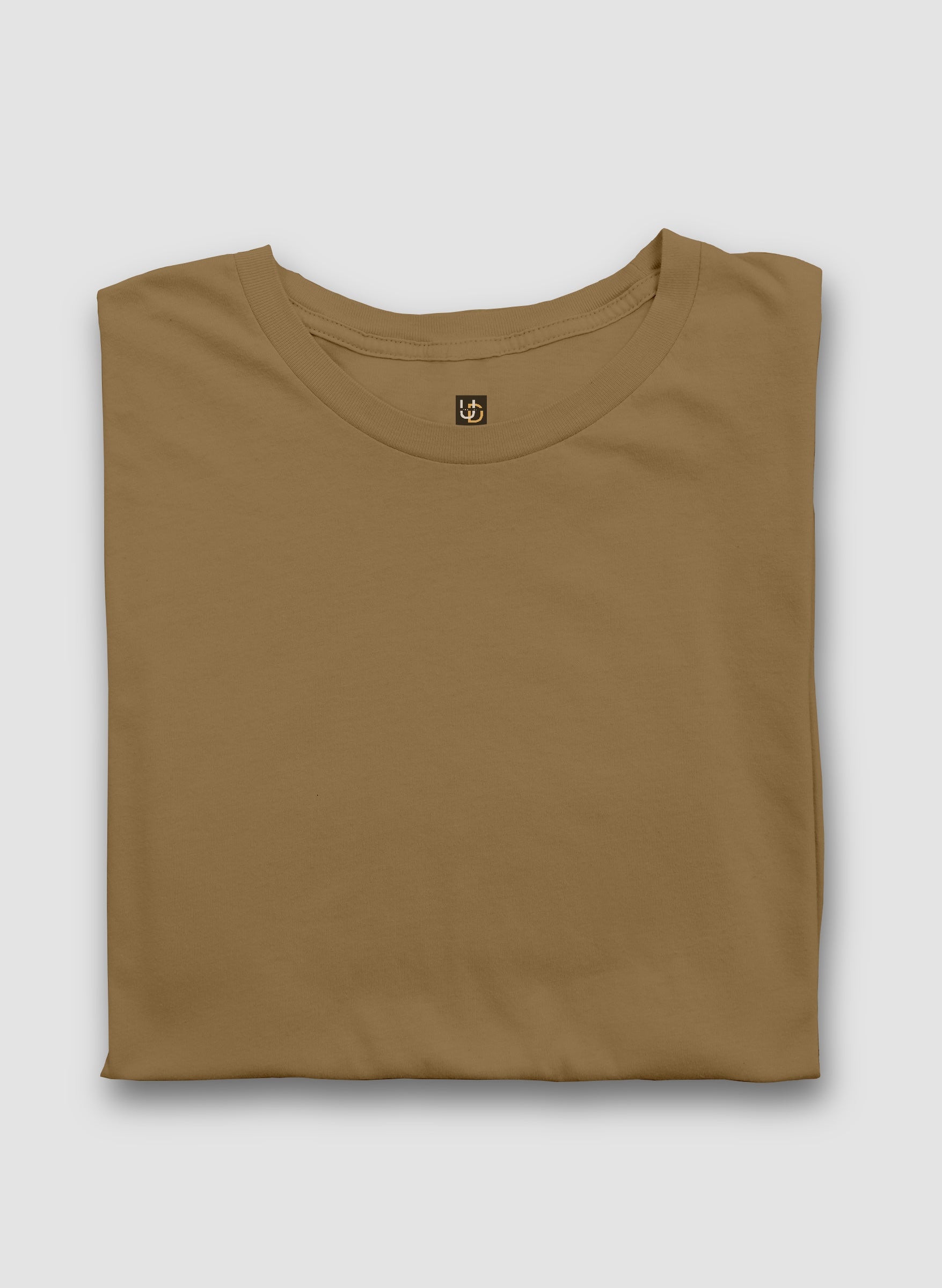 Beige Half Sleeve T-Shirt