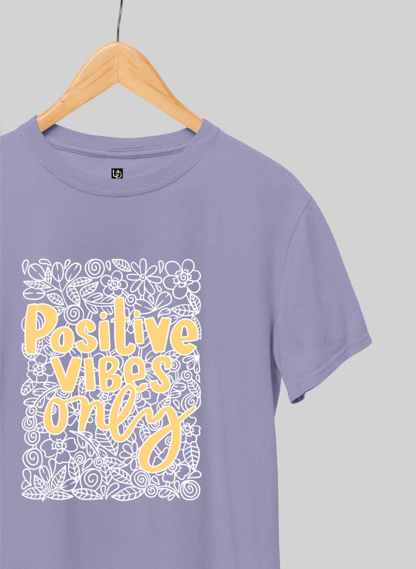 Positive Vibes Only Half Sleeve T-Shirt