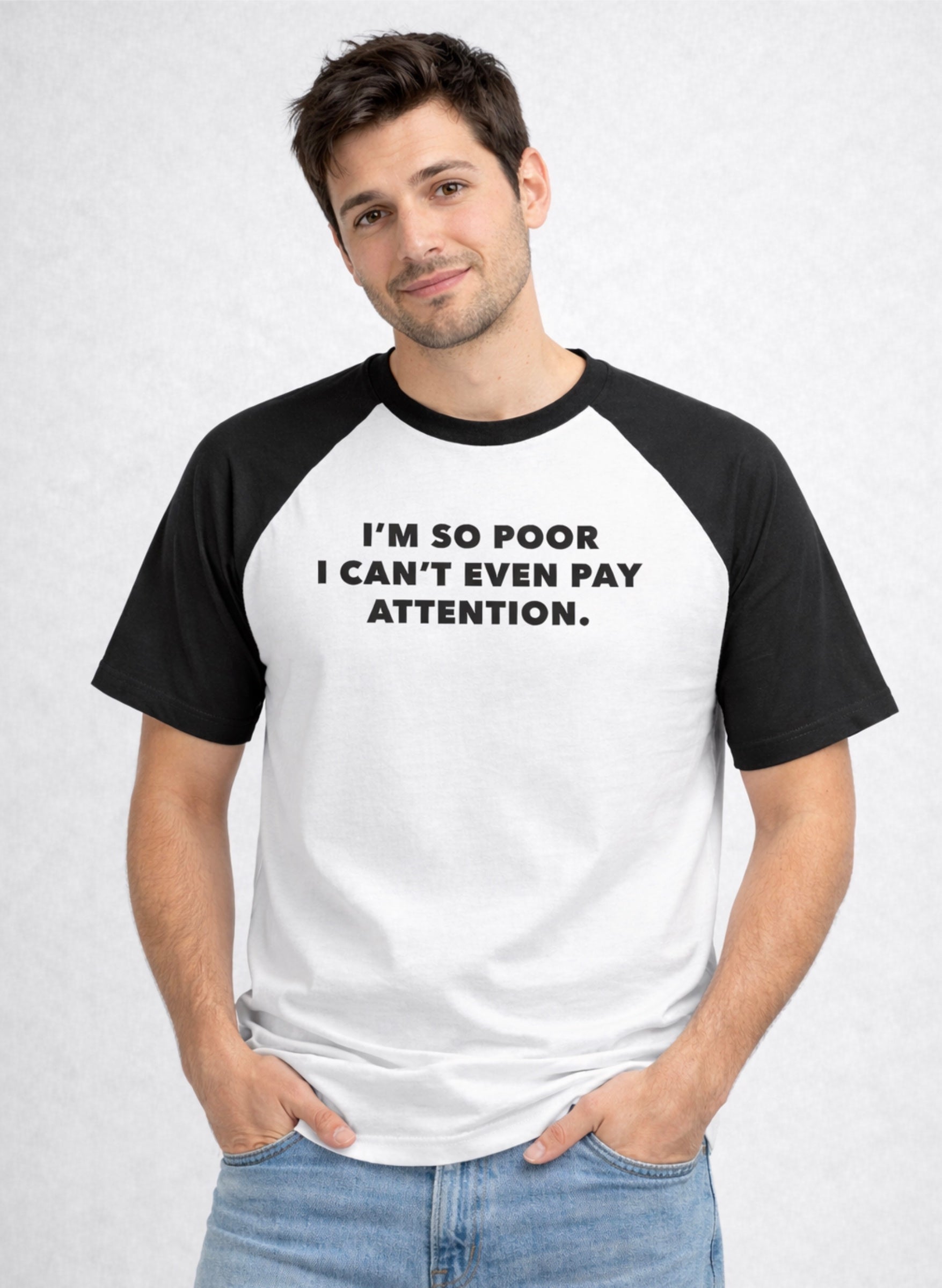 Attention Half Sleeve T-Shirt