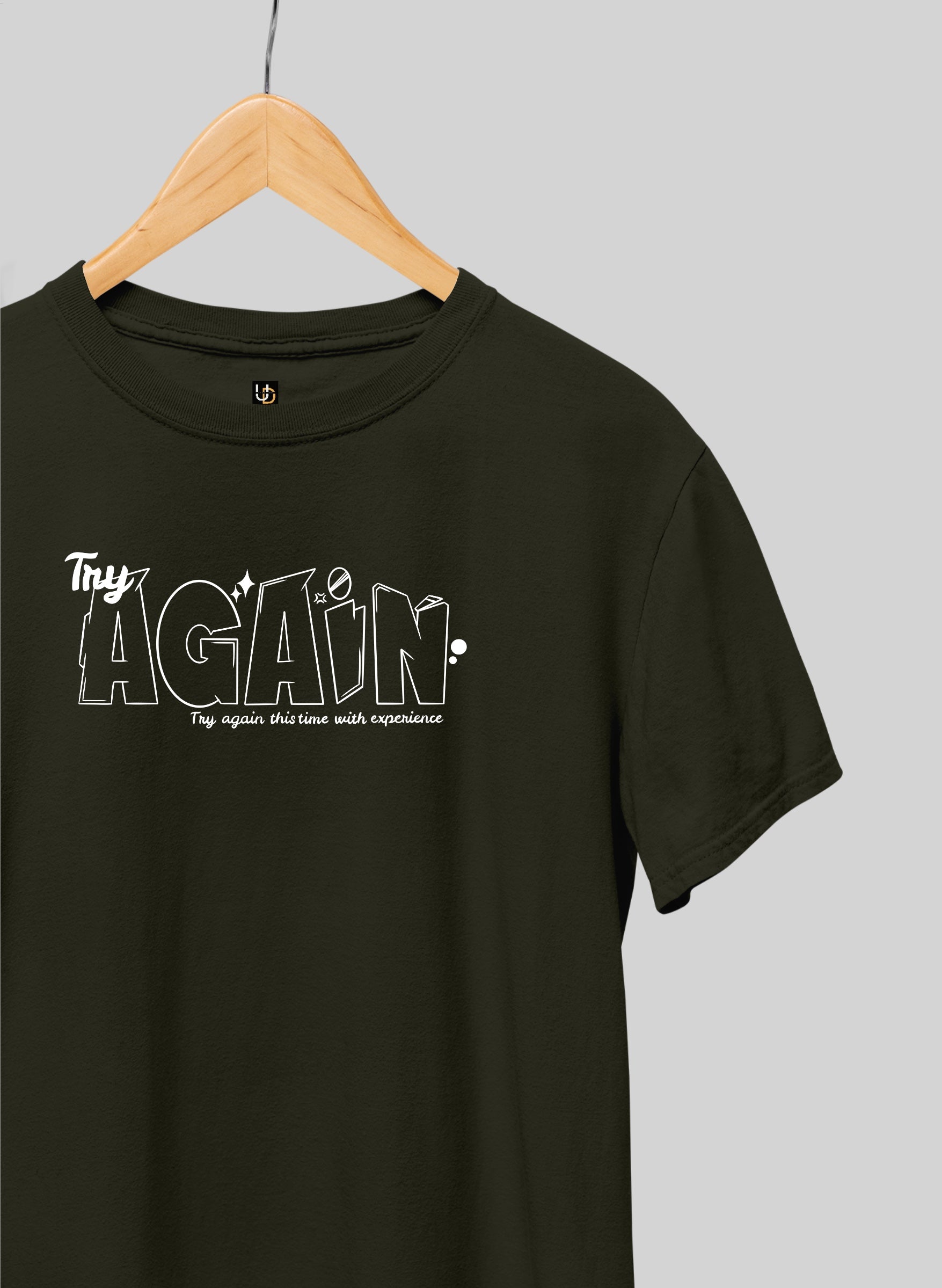 Try Again Half Sleeve T-Shirt