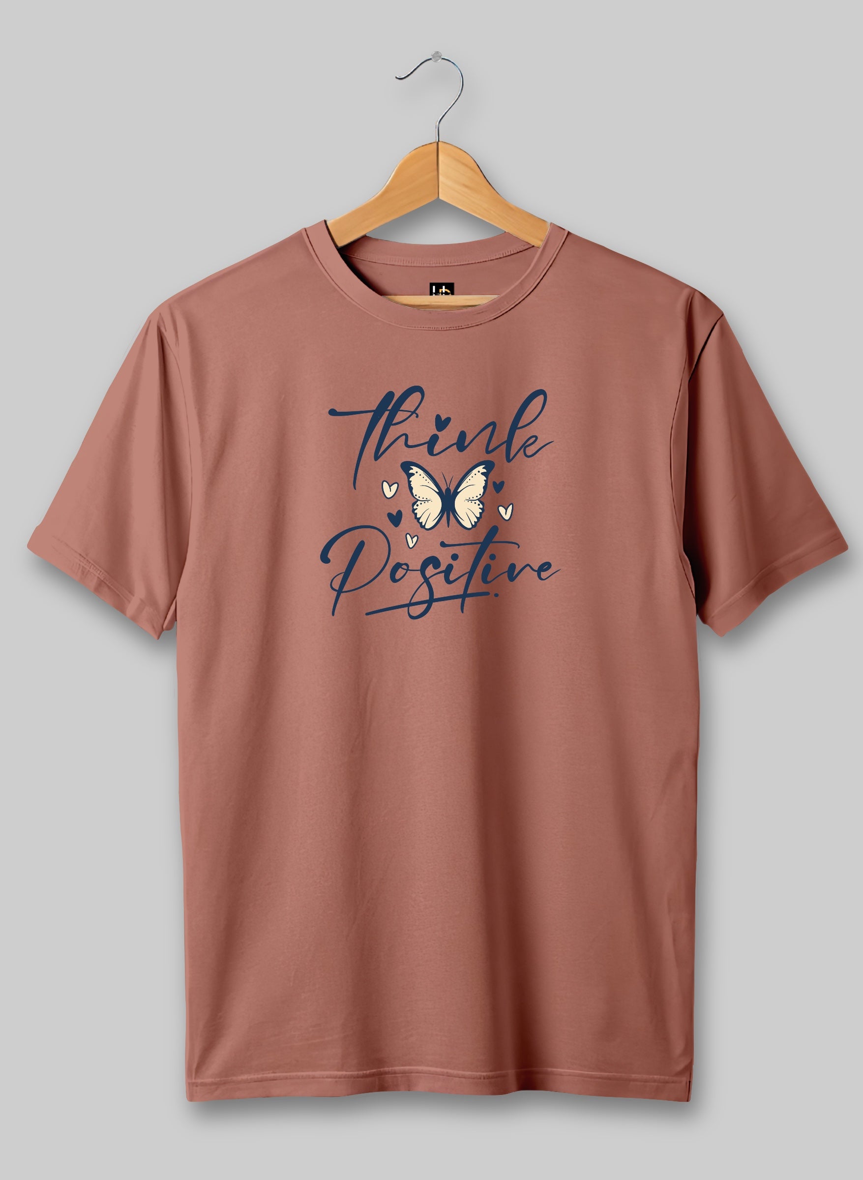 Think Positive Half Sleeve T-Shirt